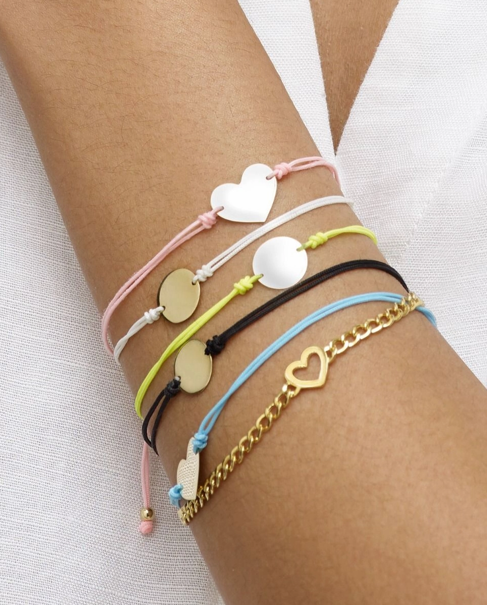 14k Cord Circle Adjustable Bracelet