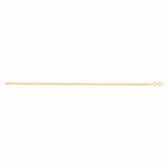 14K Mini Cube Bracelet