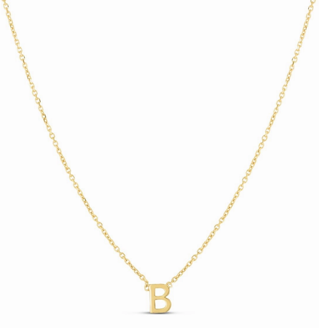 14k Mini Initial Necklace