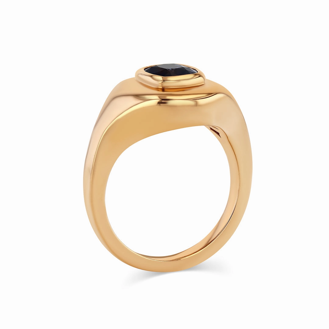1.09ct Sapphire Ripple Ring