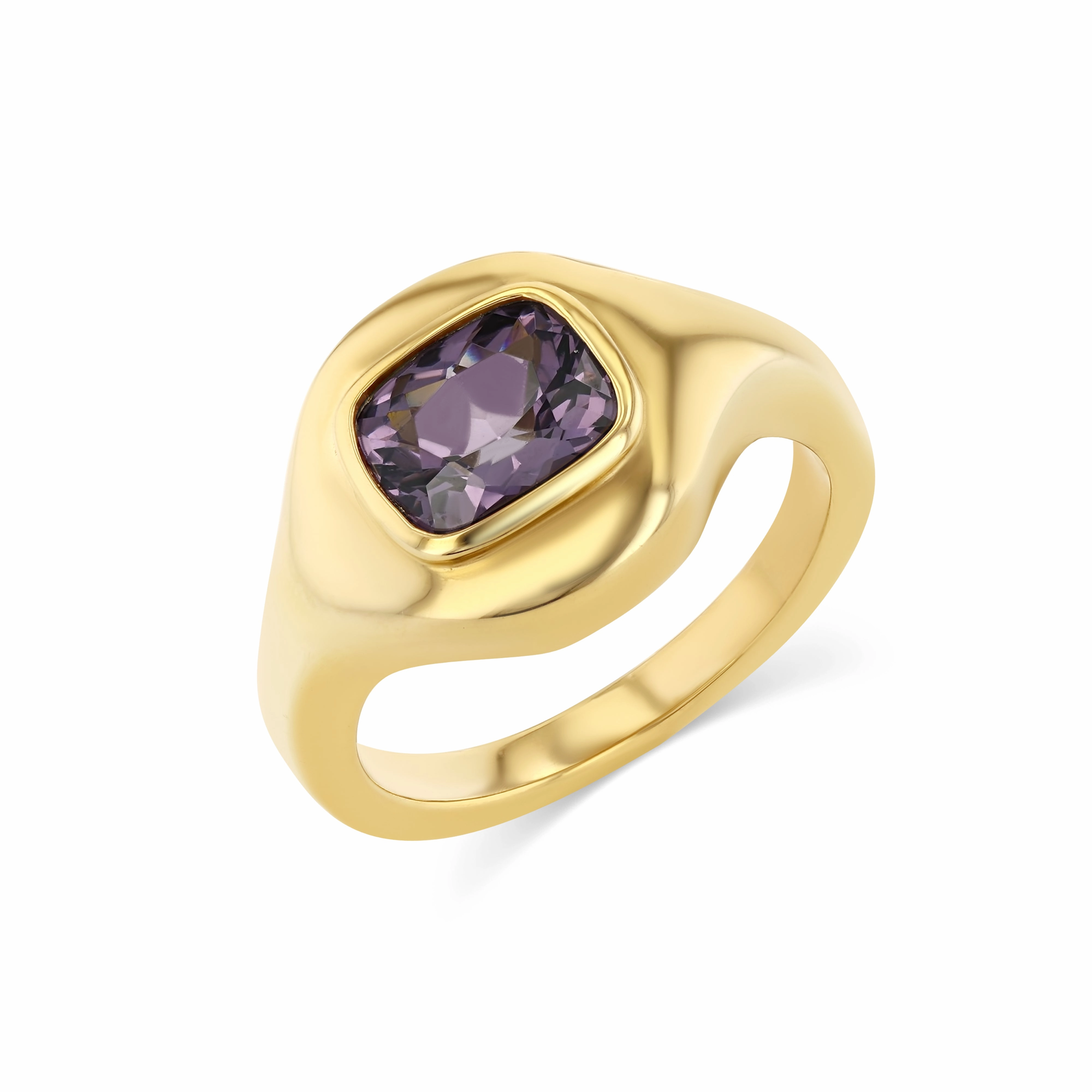 1.18CT SRI LANKA SPINEL RIPPLE RING