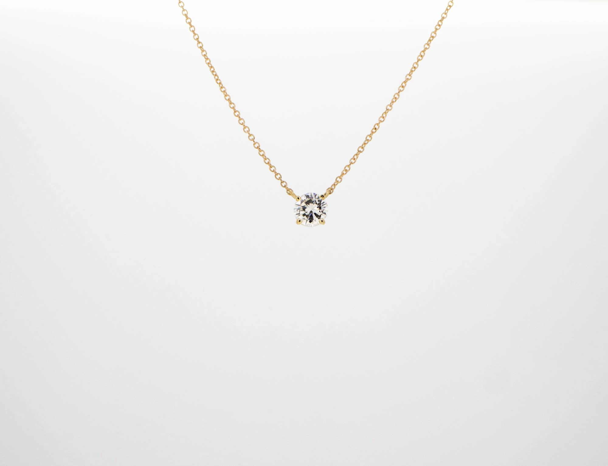 1/2 Carat Diamond Solitaire Necklace