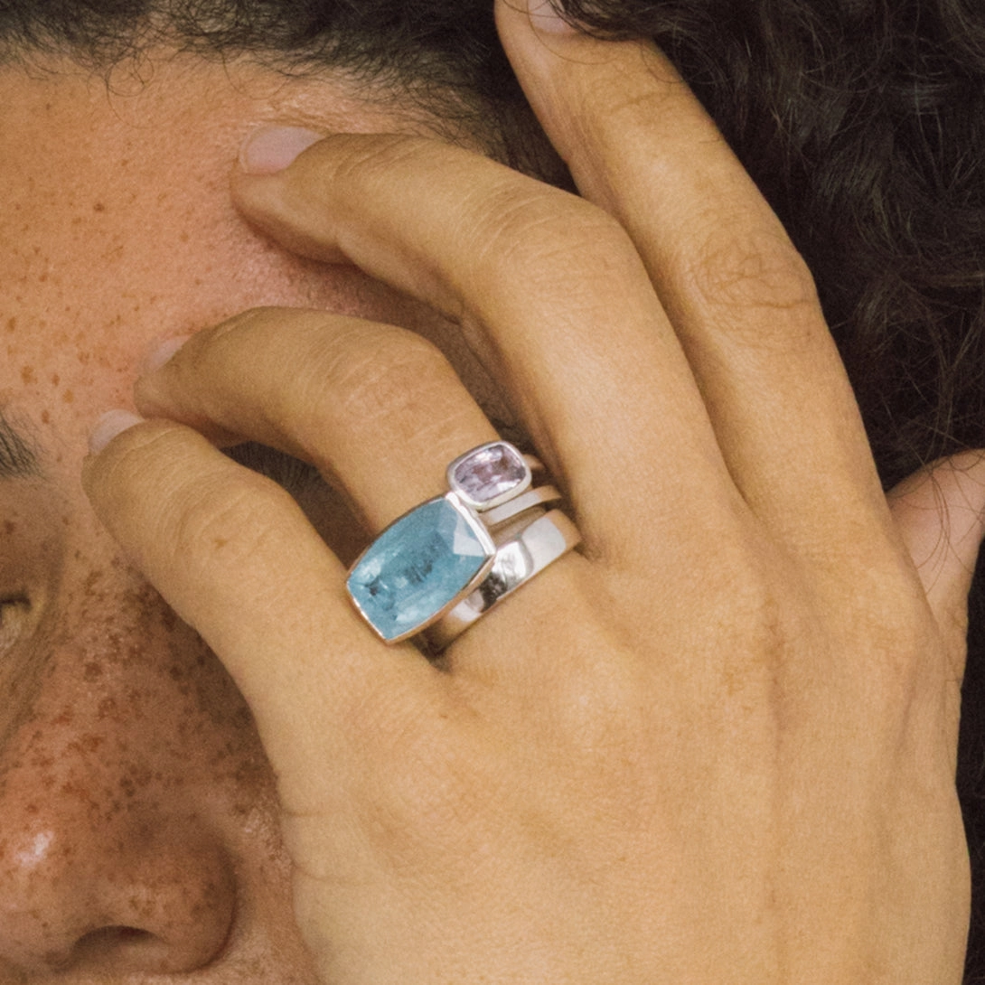 1.51ct Spinel Bezel Set Ring
