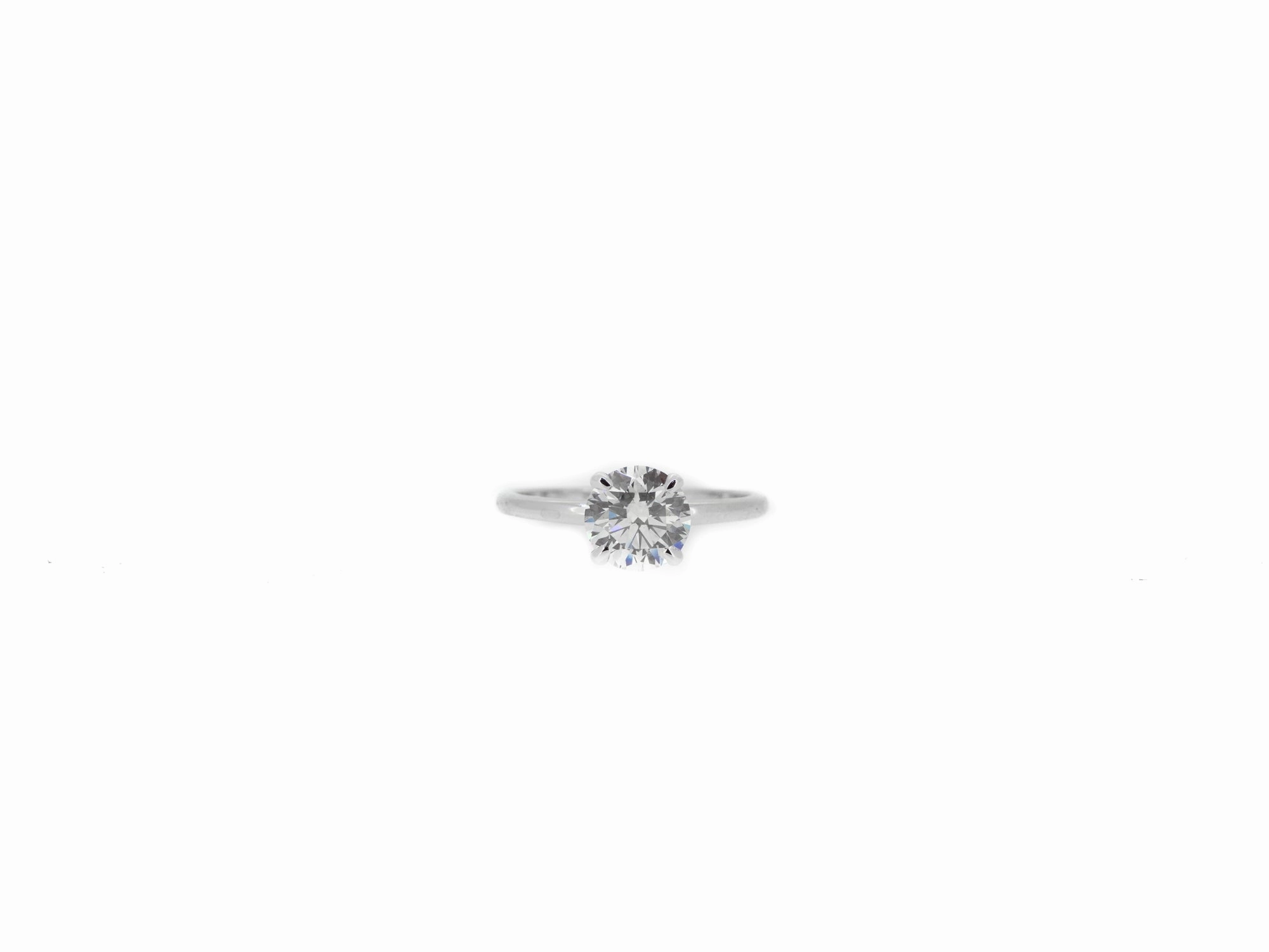 1.70 Round Brilliant Lab Created Engagement Ring