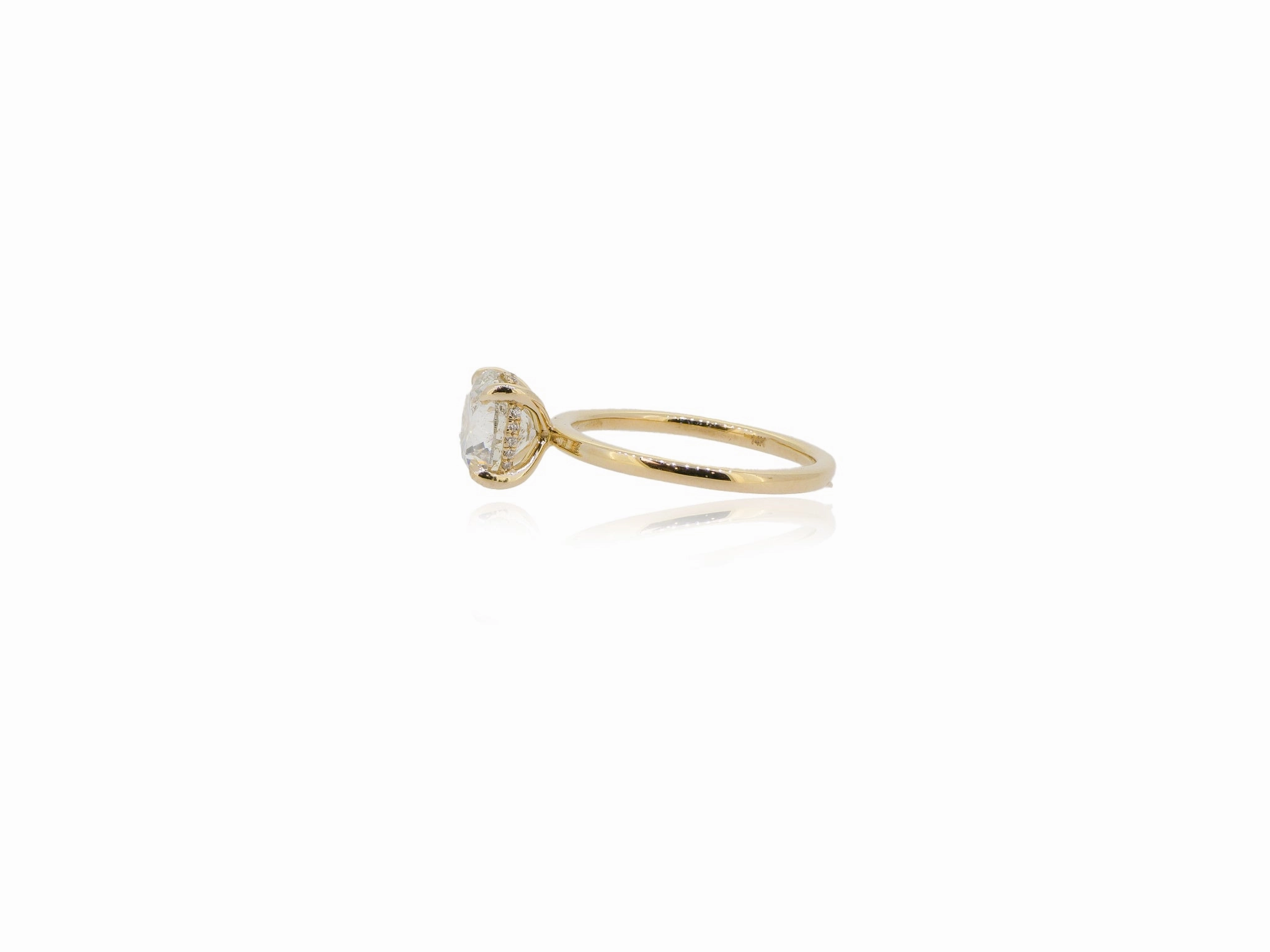 2.13ct Hidden Halo Engagement