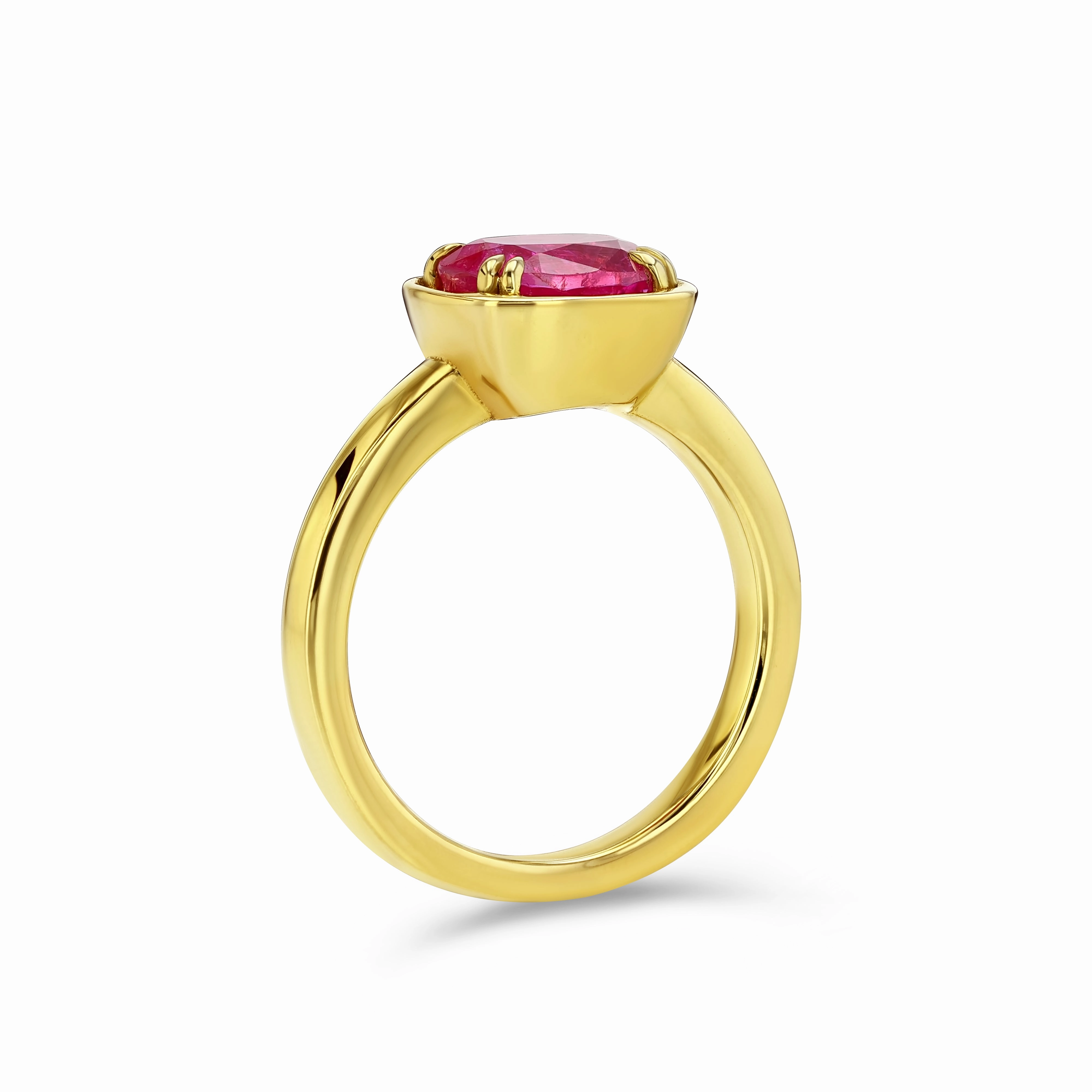 2.64CT RUBY BASKET RING