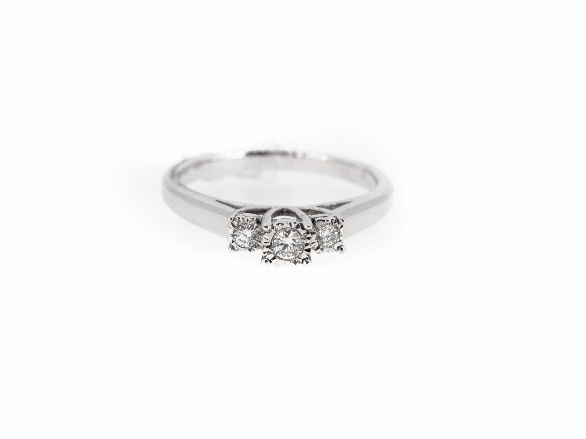 3-Stone Vintage Engagement
