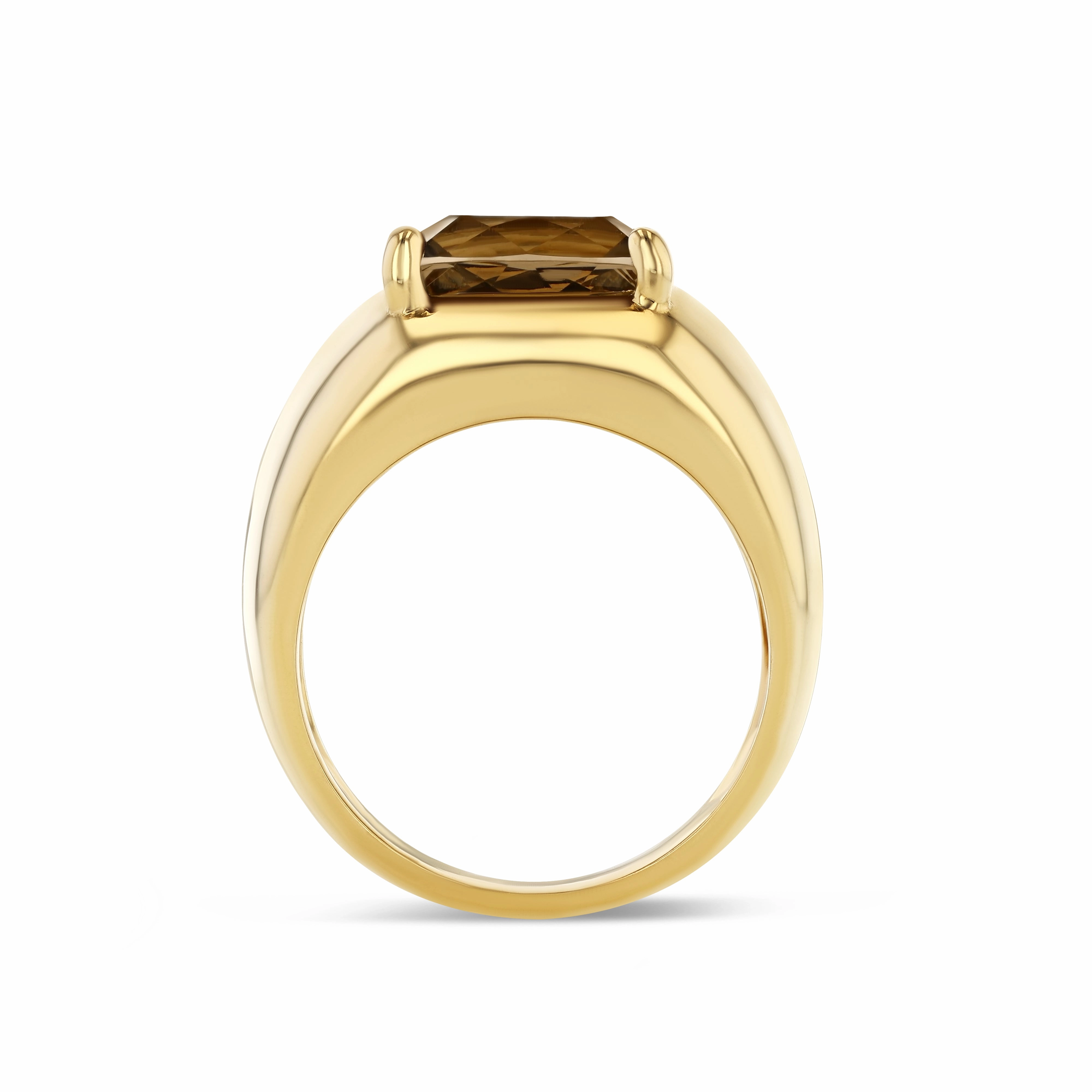 5.50CT SMOKY QUARTZ JUMBO CLOUD RING