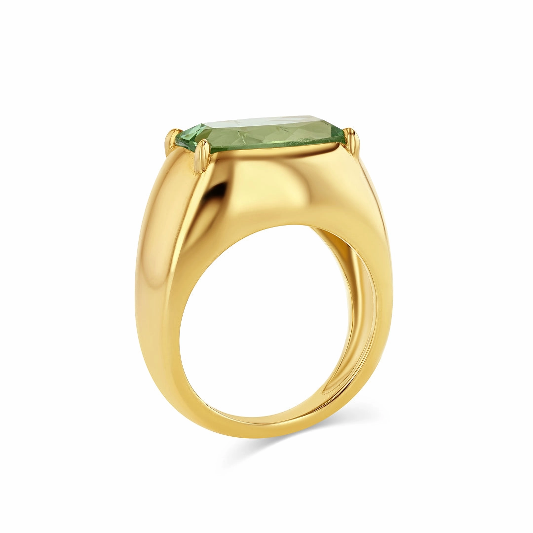 8.30ct Mint Tourmaline Cloud Ring