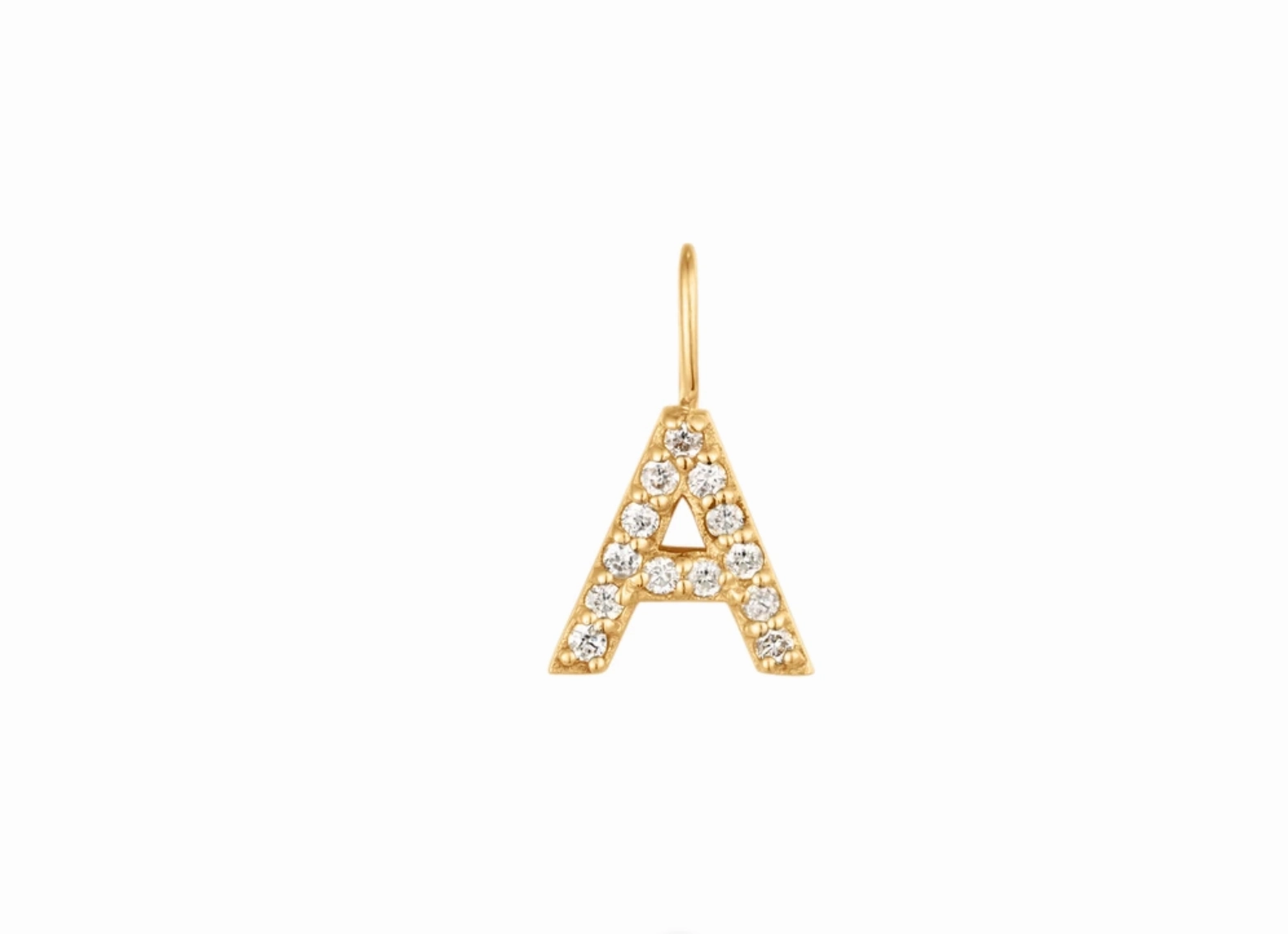 A | Diamond Initial Charm