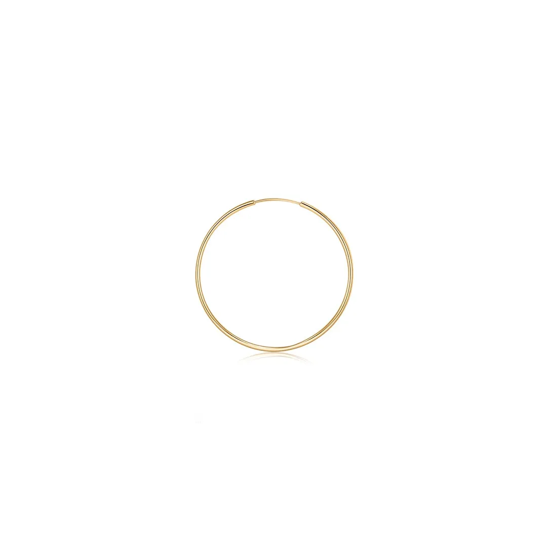 Alex | Medium Endless Single Hoop Earring