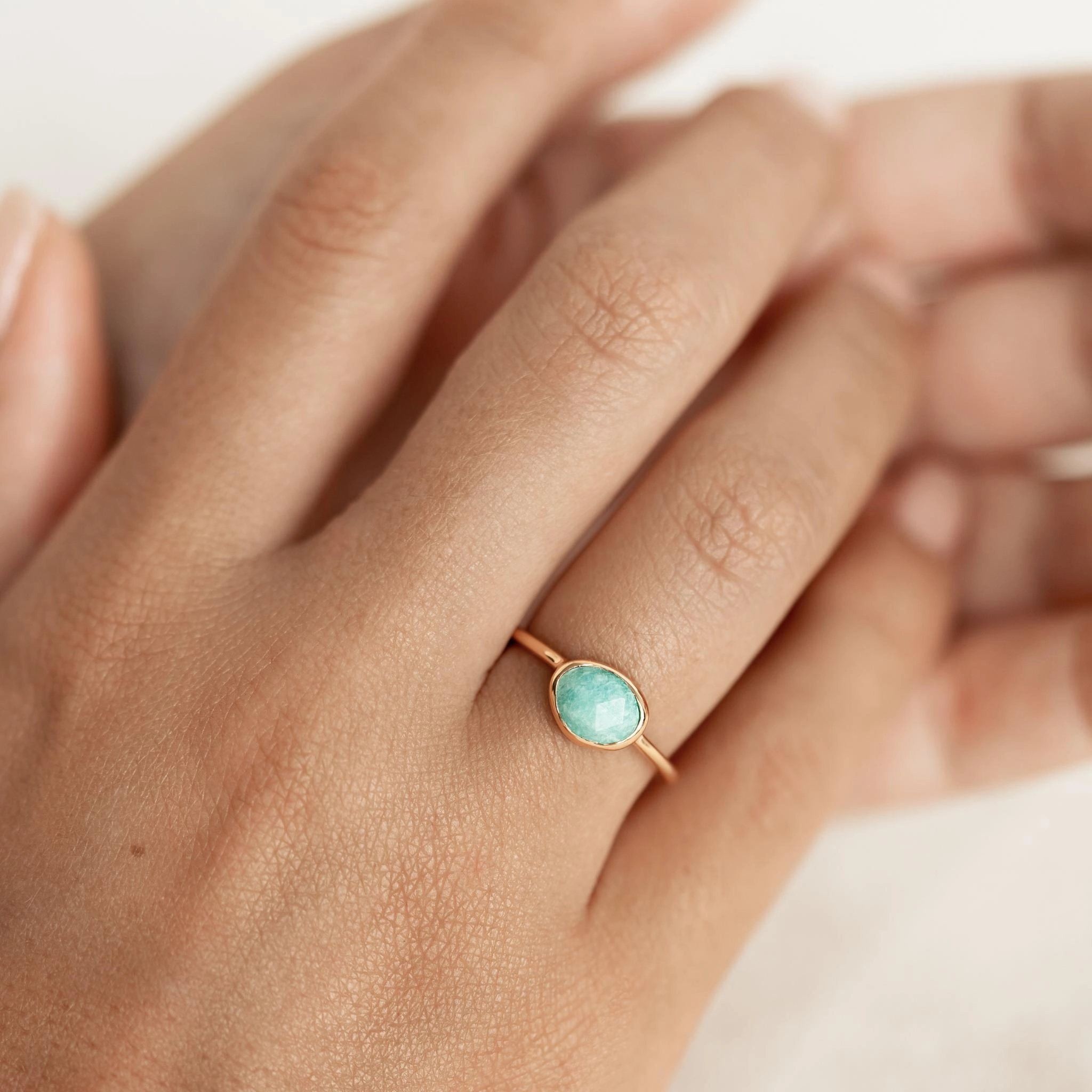 Amazonite Ring - Iris