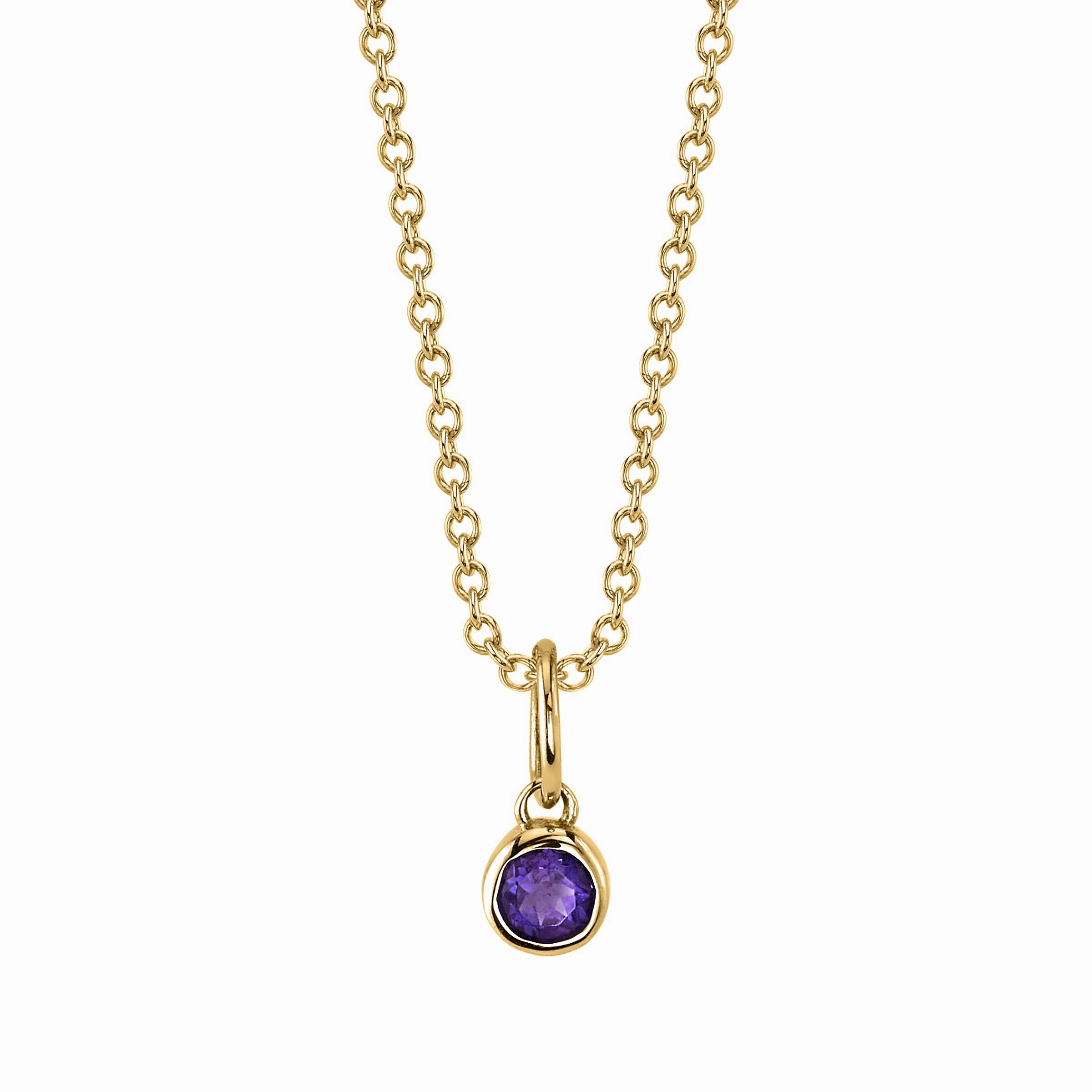 AMETHYST BIRTHSTONE CHARM