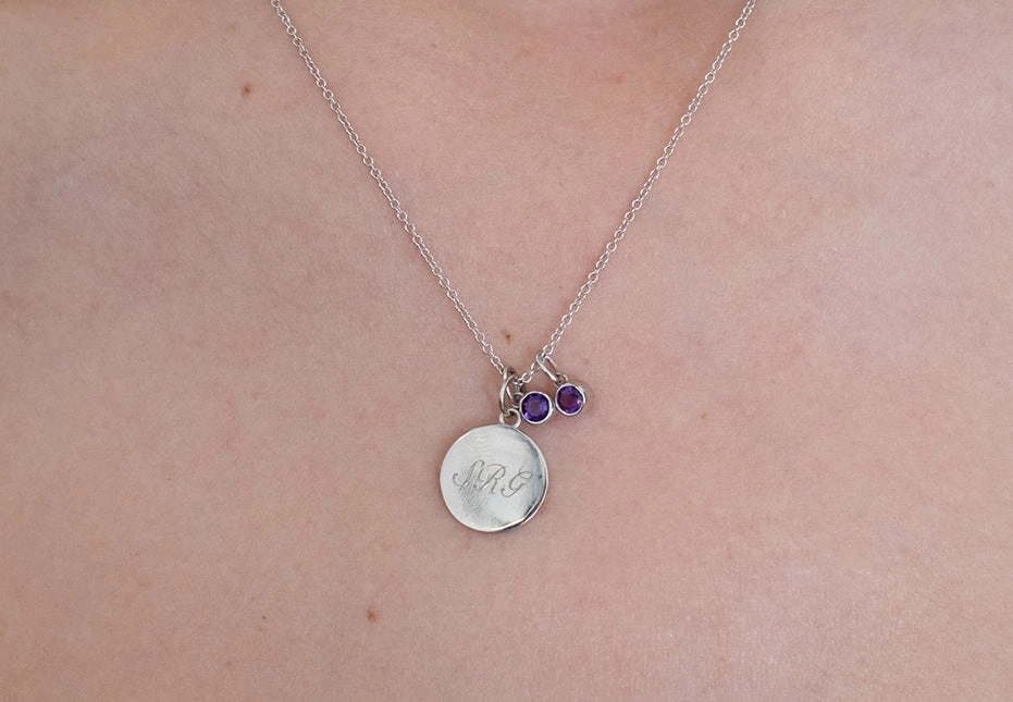 AMETHYST BIRTHSTONE CHARM