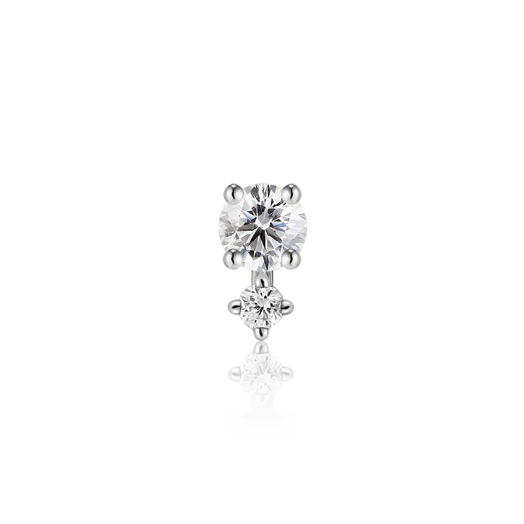 APRIL | Diamond Single Piercing Earring