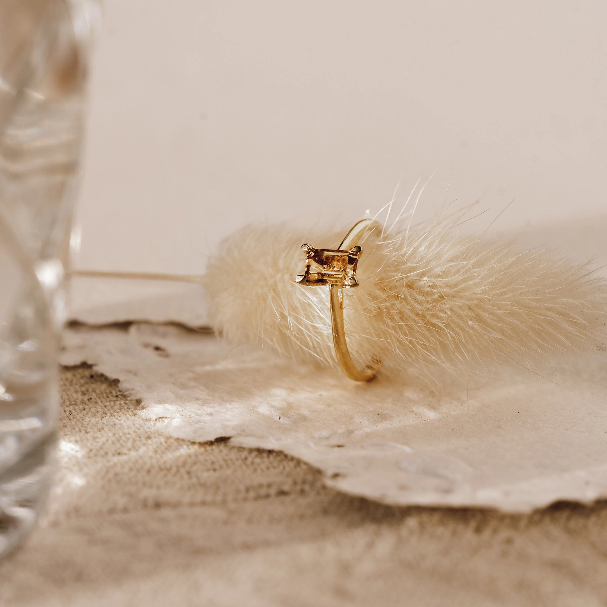 Baguette Ring Citrine - Charlotte