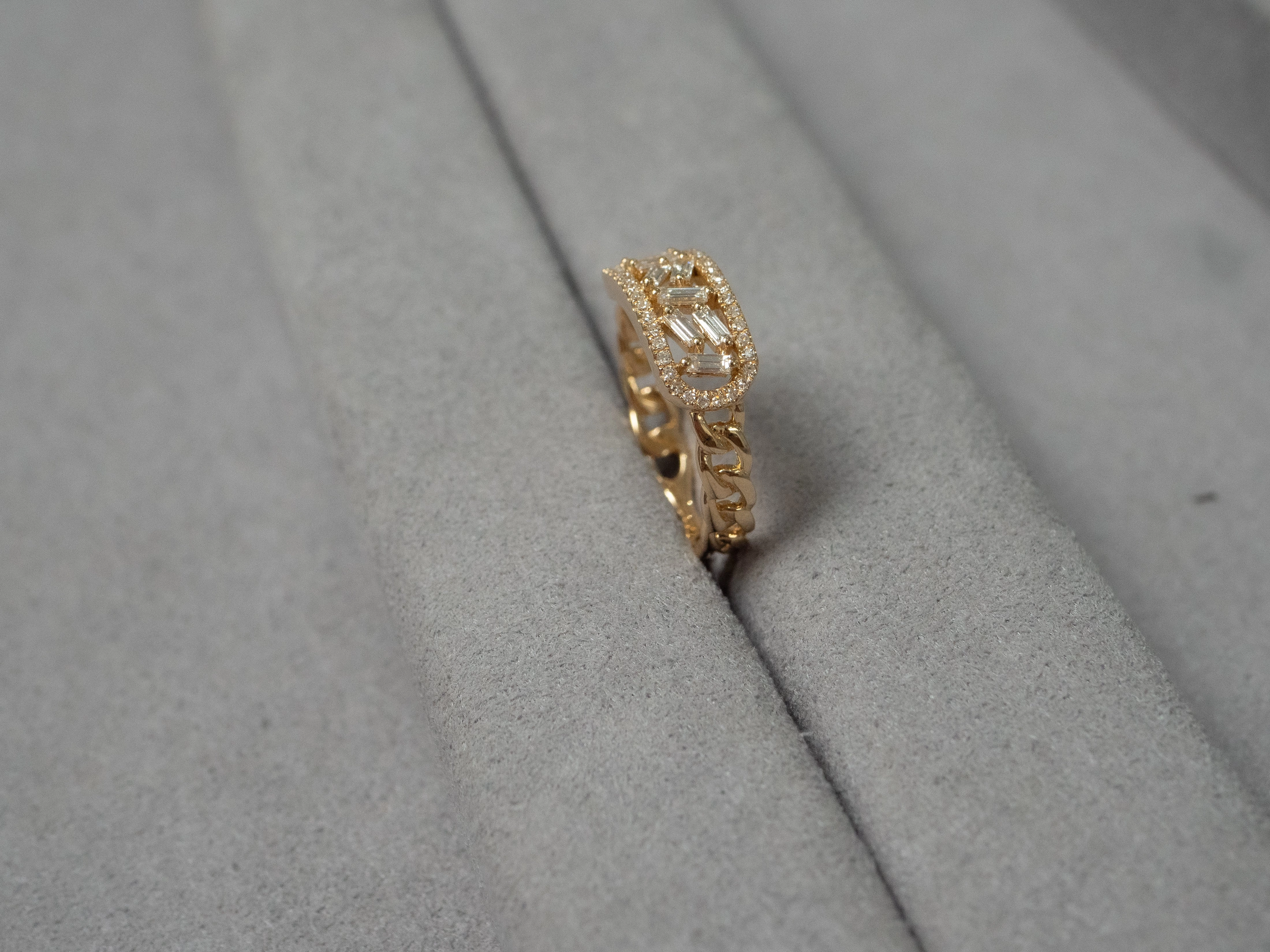 Baguette Scatter Ring