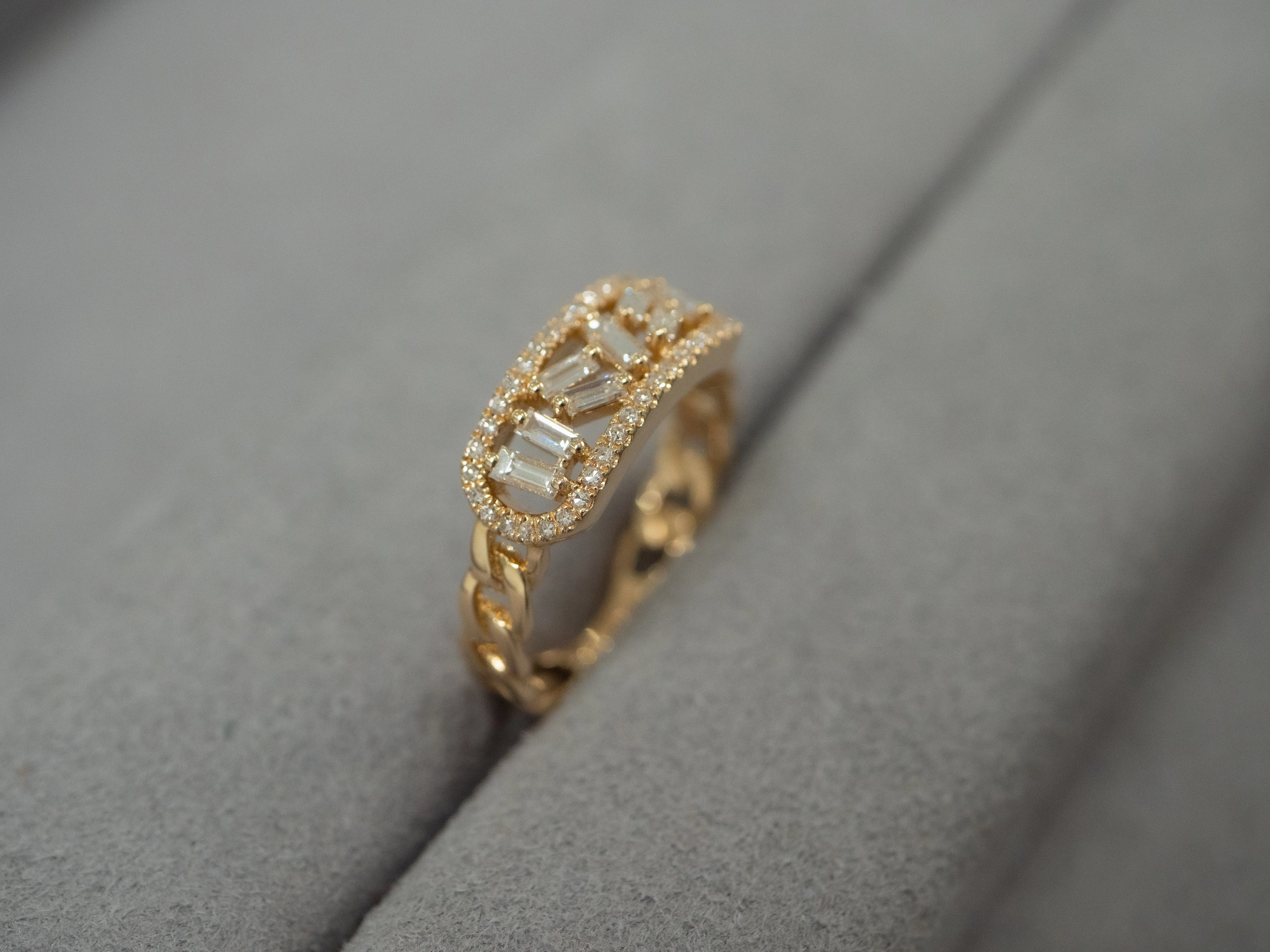 Baguette Scatter Ring