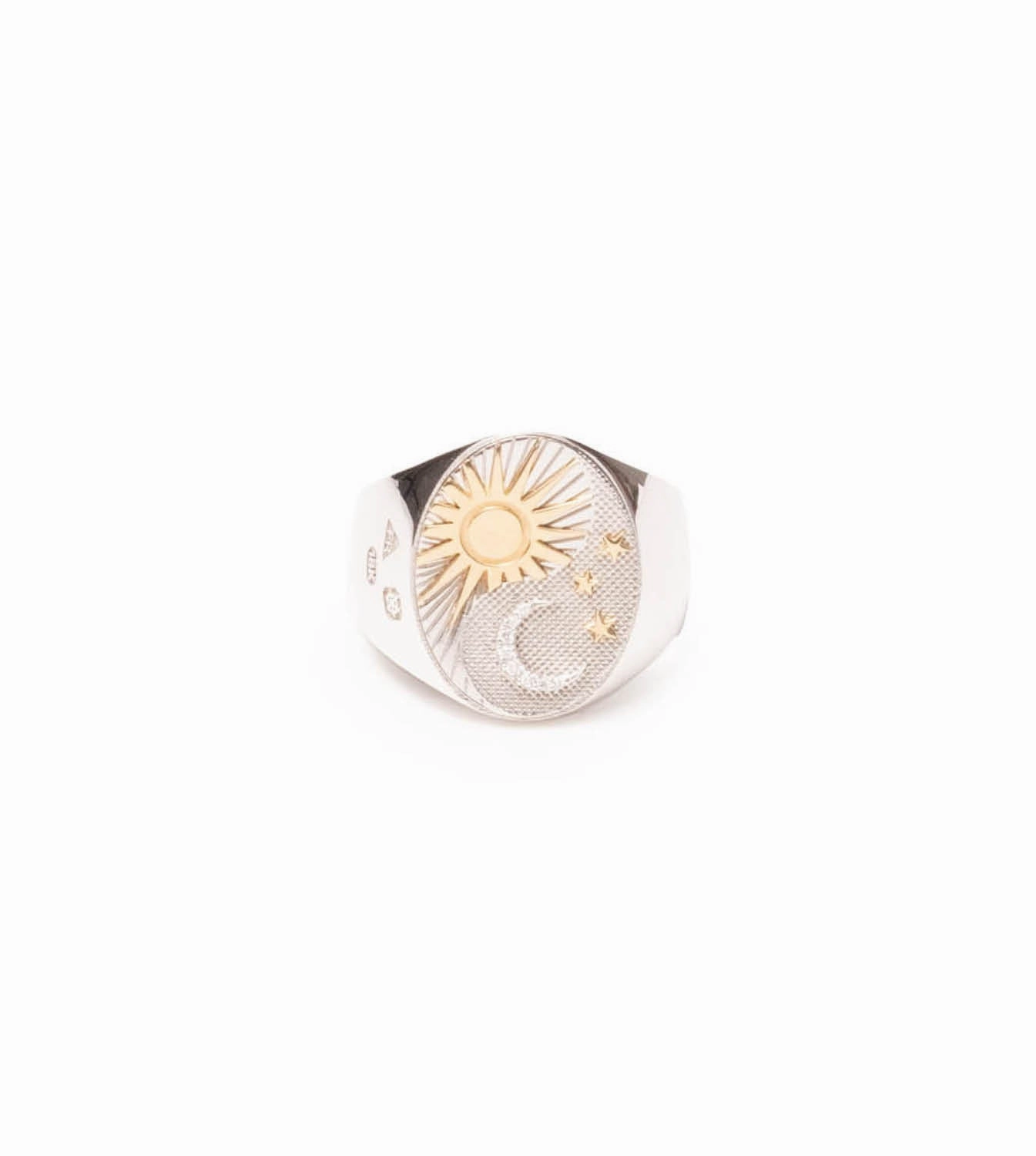 Balance : Big Daddy Signet Ring White Gold