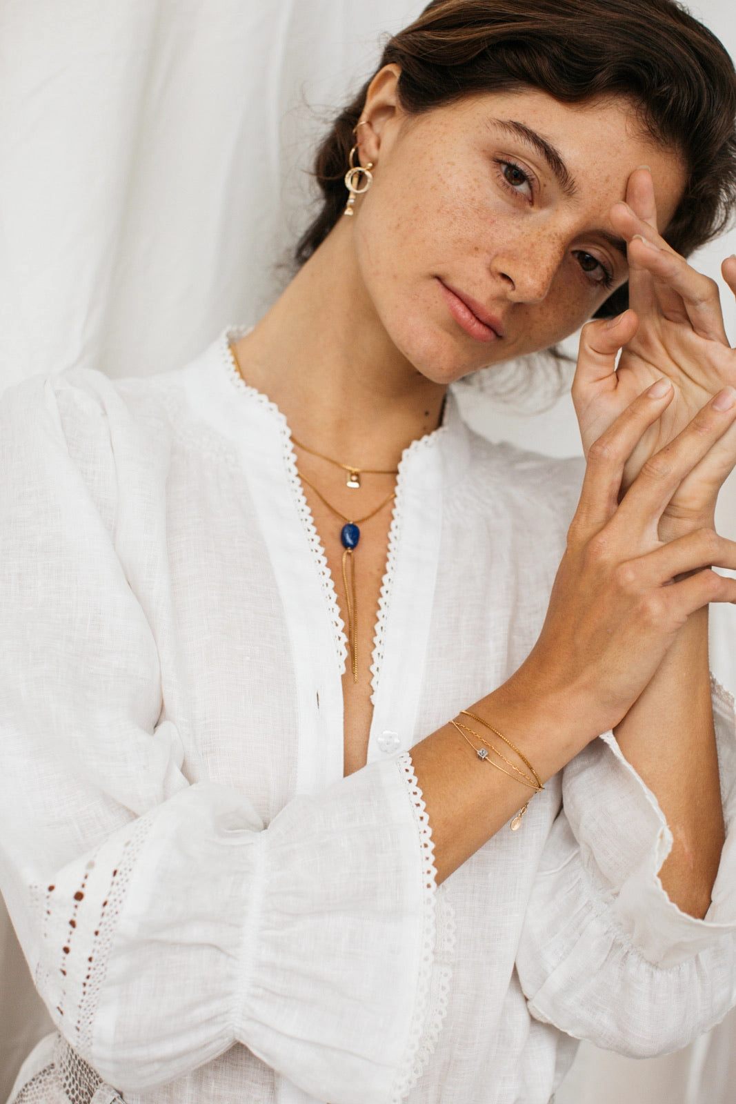 Balanced Rock Necklace- Lapis Lazuli