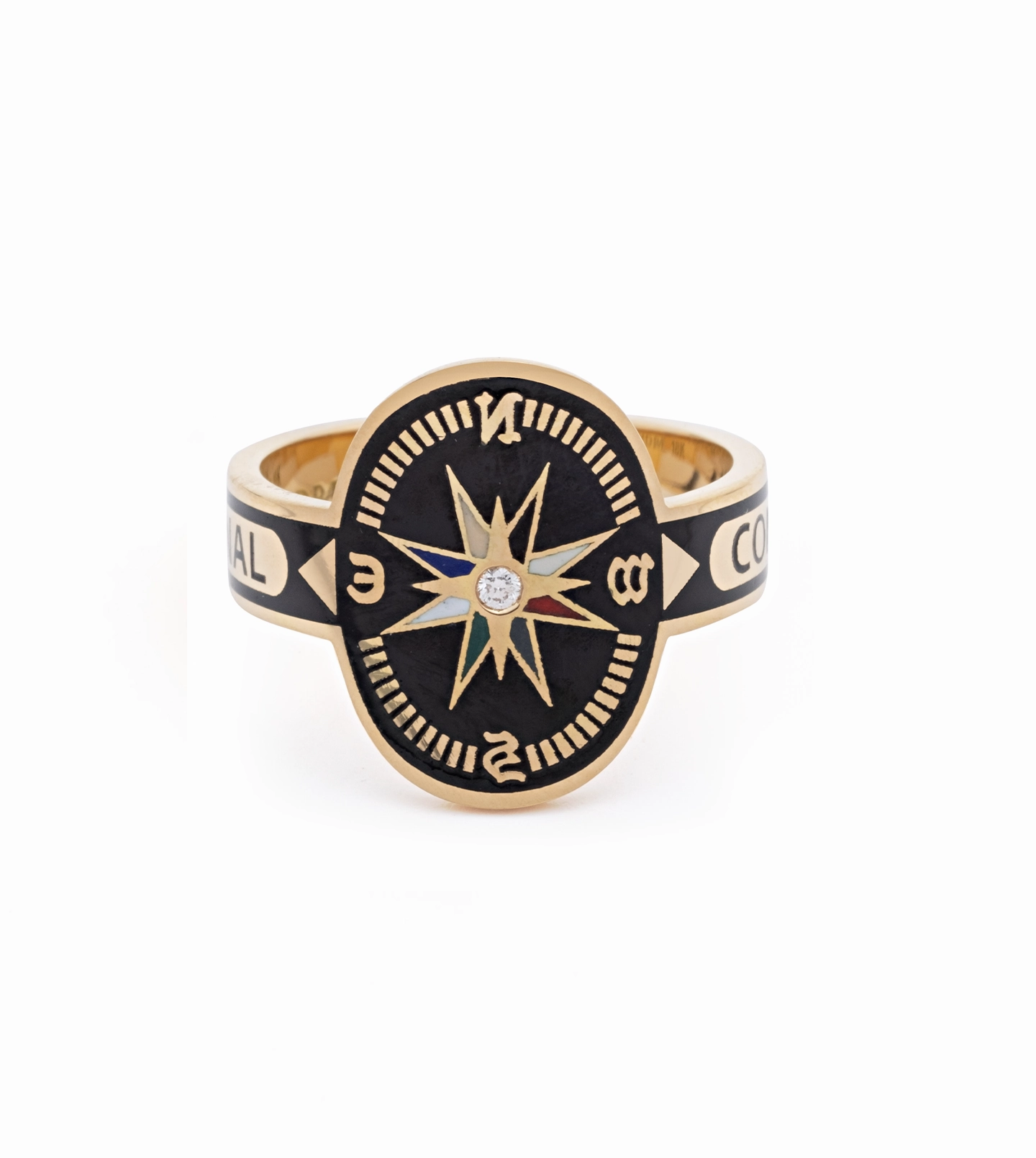 Black Internal Compass : Cigar Band