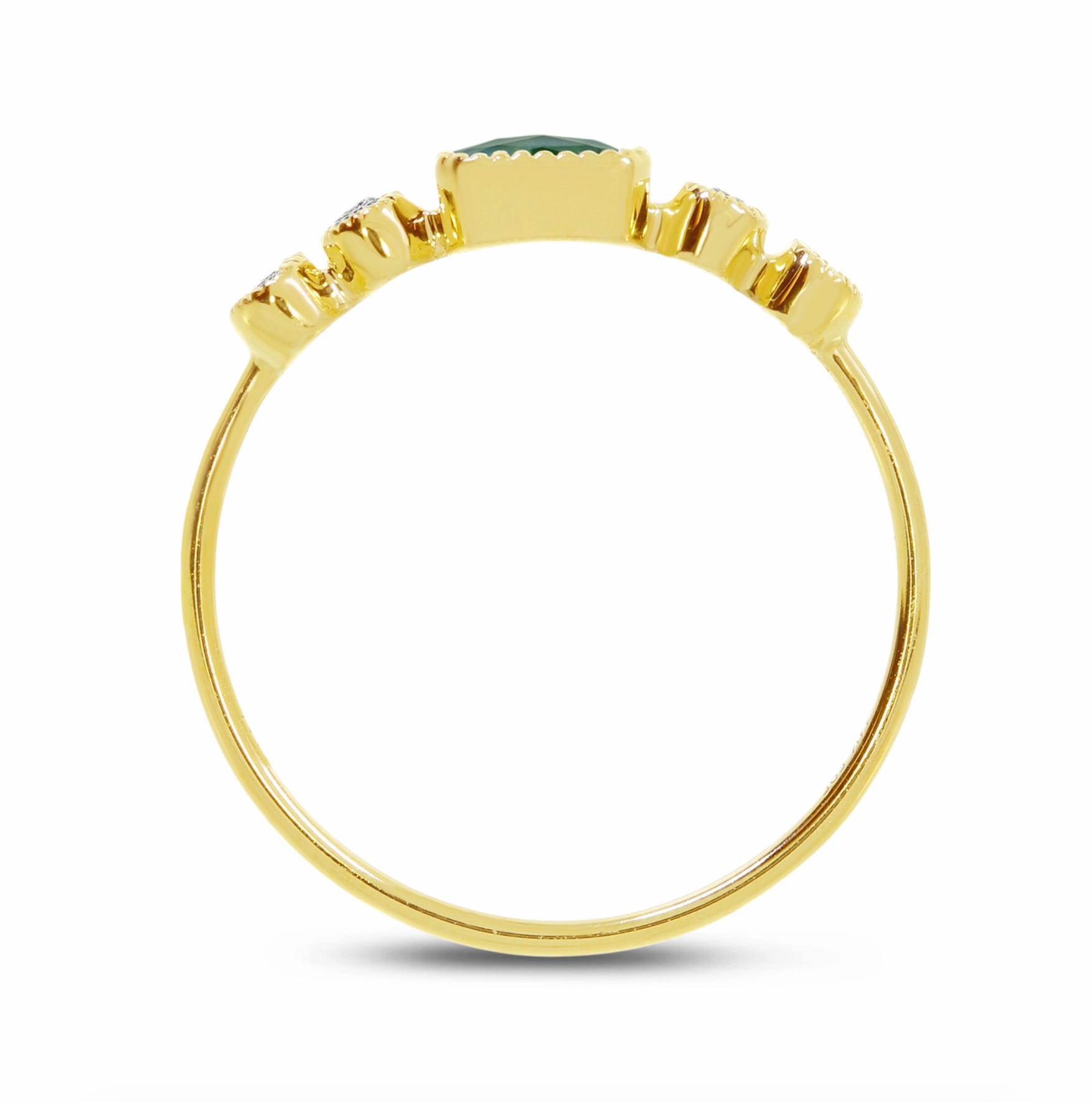 Blue Topaz Petite Stacker