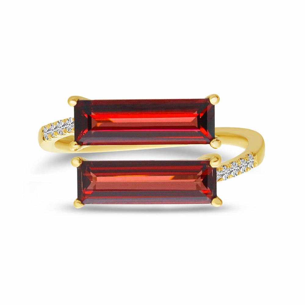 Bypass Garnet Ring