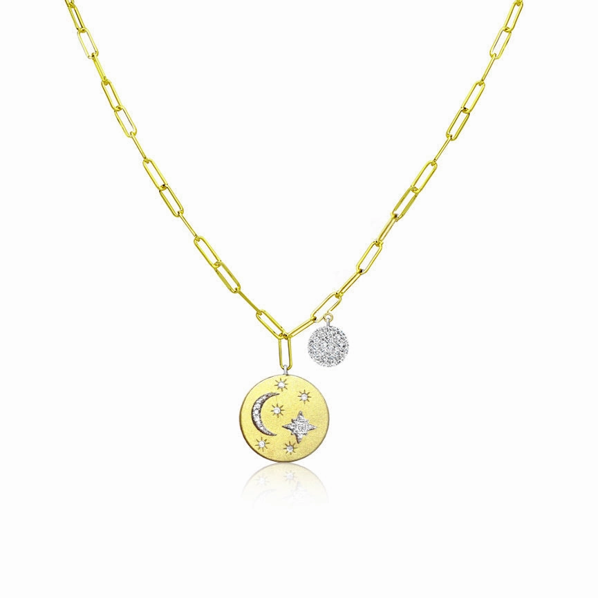 Celestial Medal Necklace