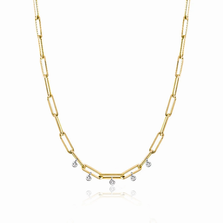 Chunky Chain Diamond Necklace