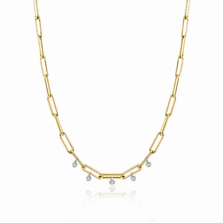Chunky Chain Diamond Necklace