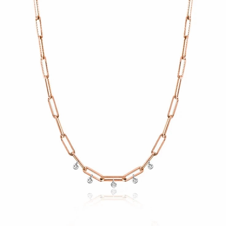 Chunky Chain Diamond Necklace