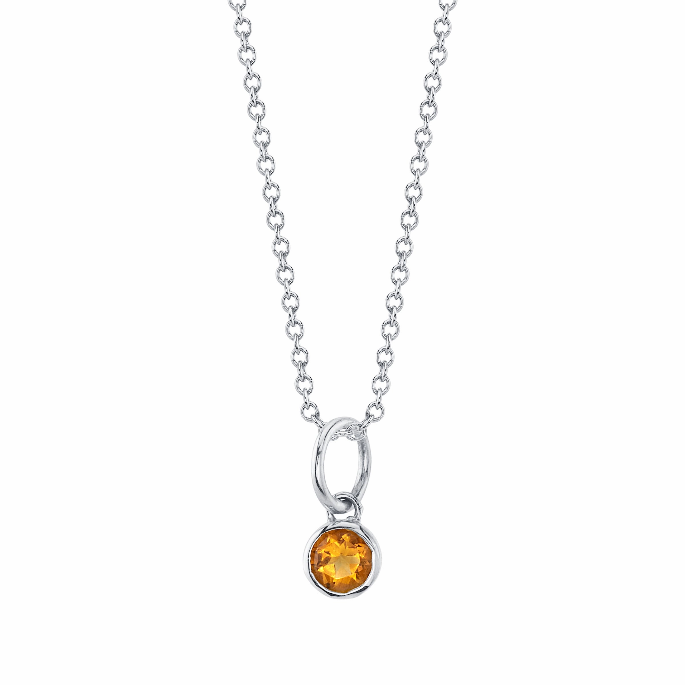 CITRINE BIRTHSTONE CHARM