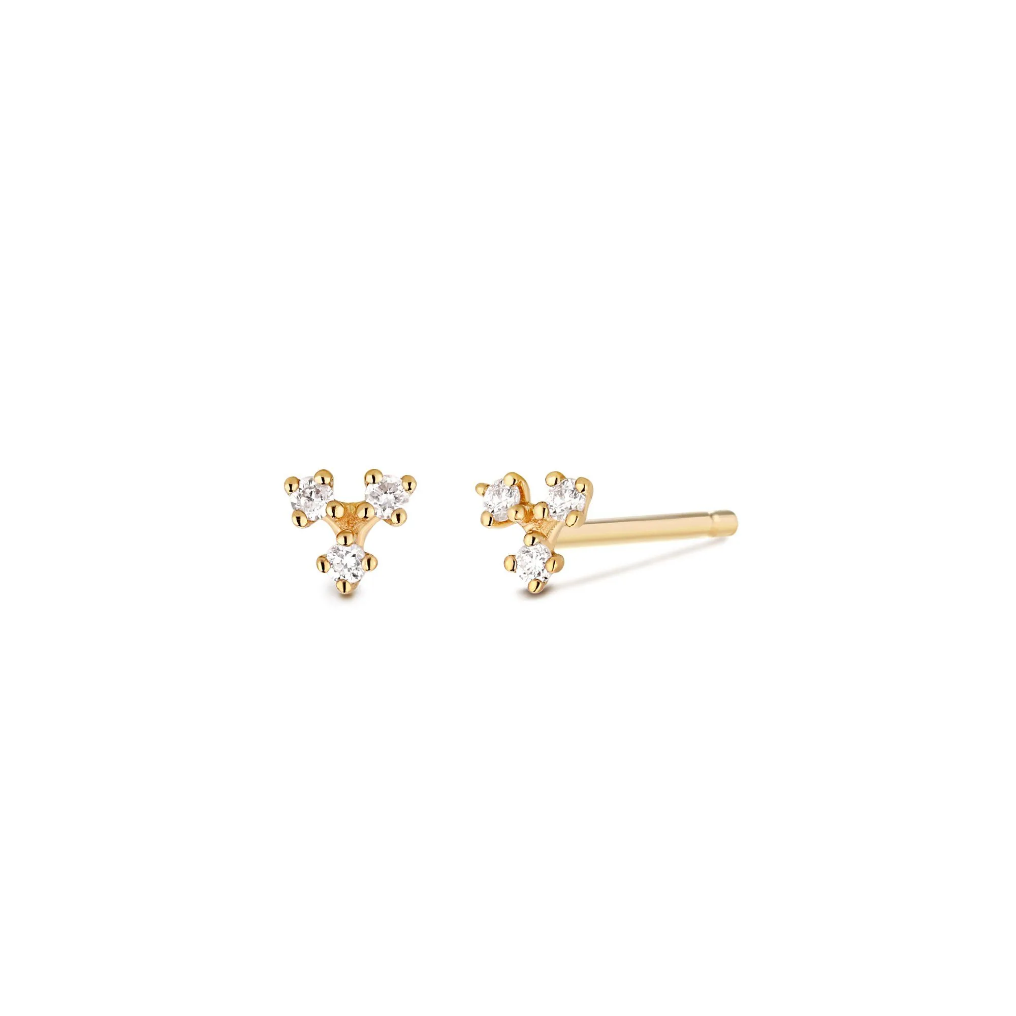 CLOVER | Diamond Studs