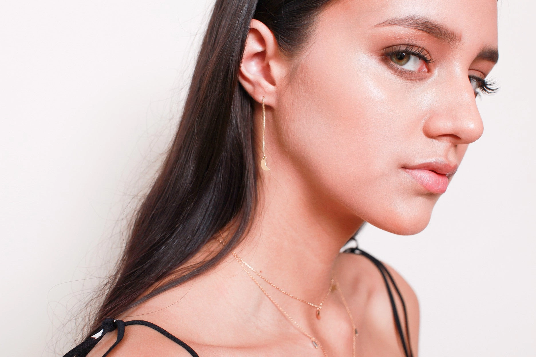 Constellation Earrings-Moon