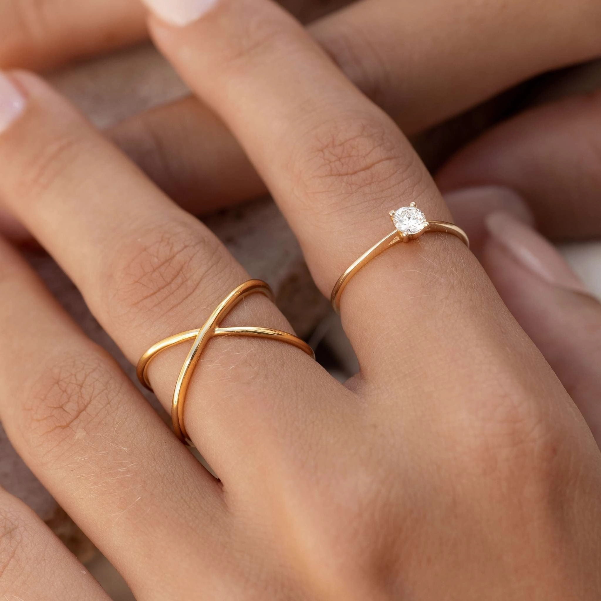 Criss Cross Ring - Anina