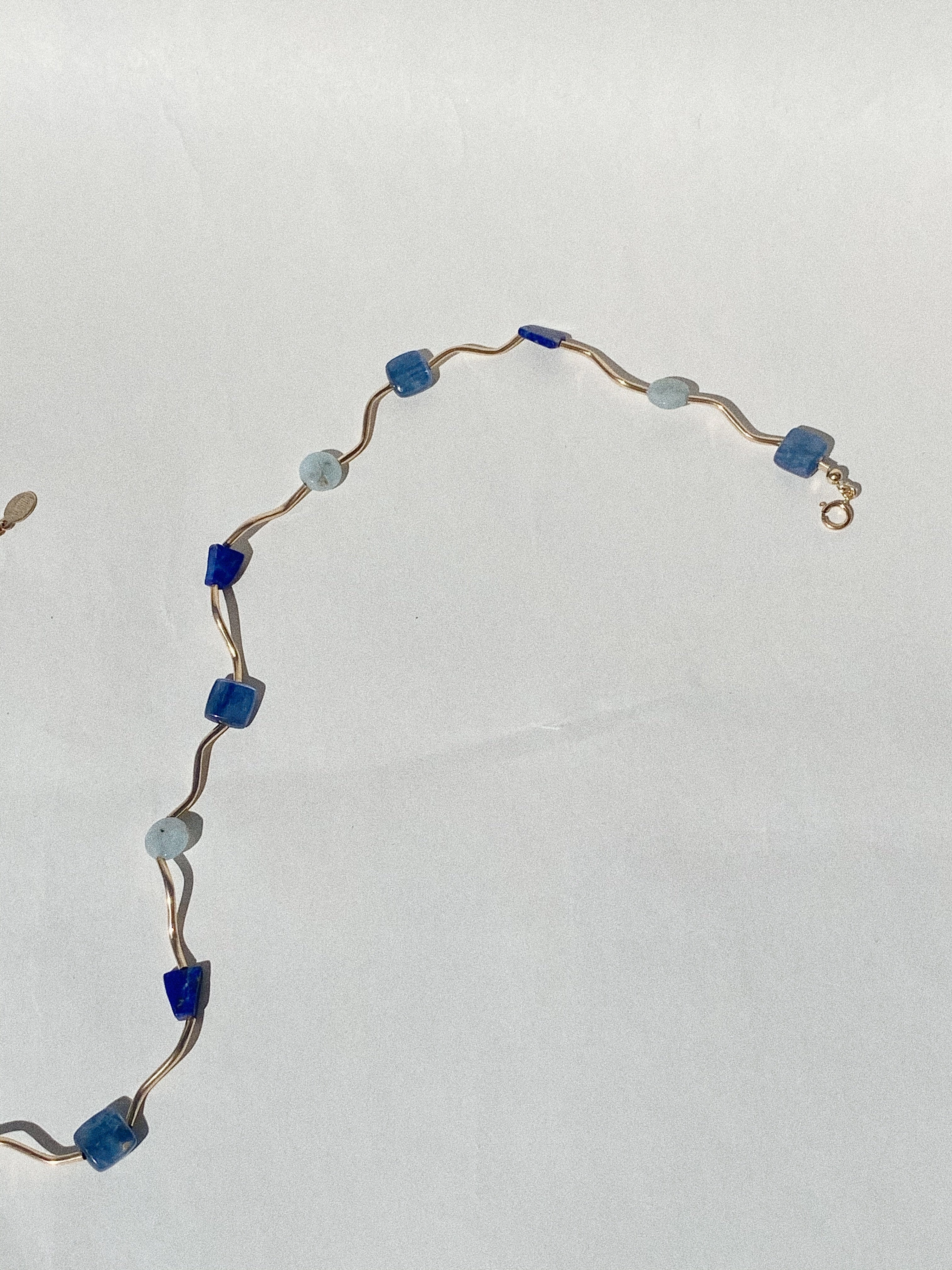 Current Necklace- Aqua