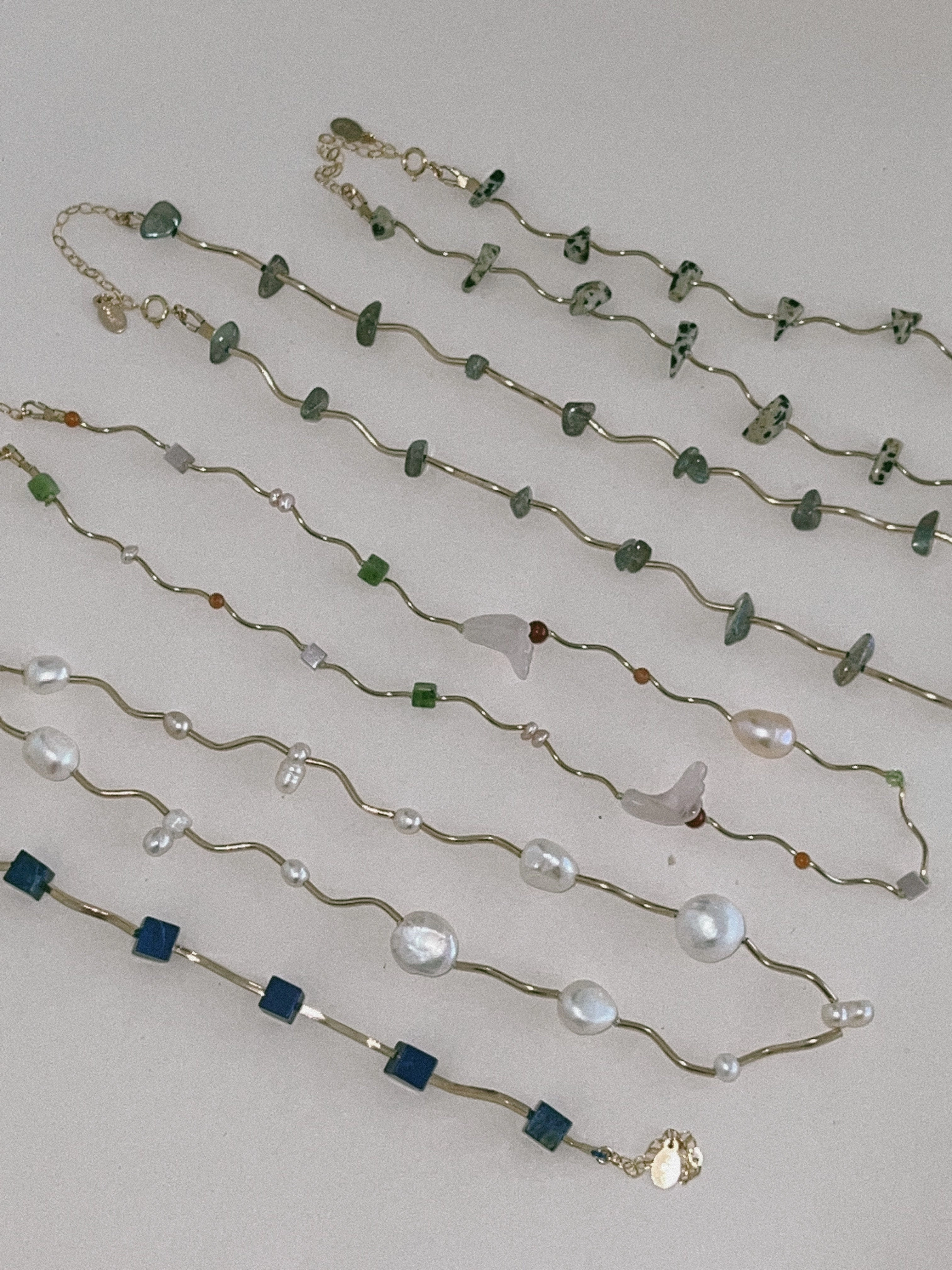 Current Necklace- Labradorite