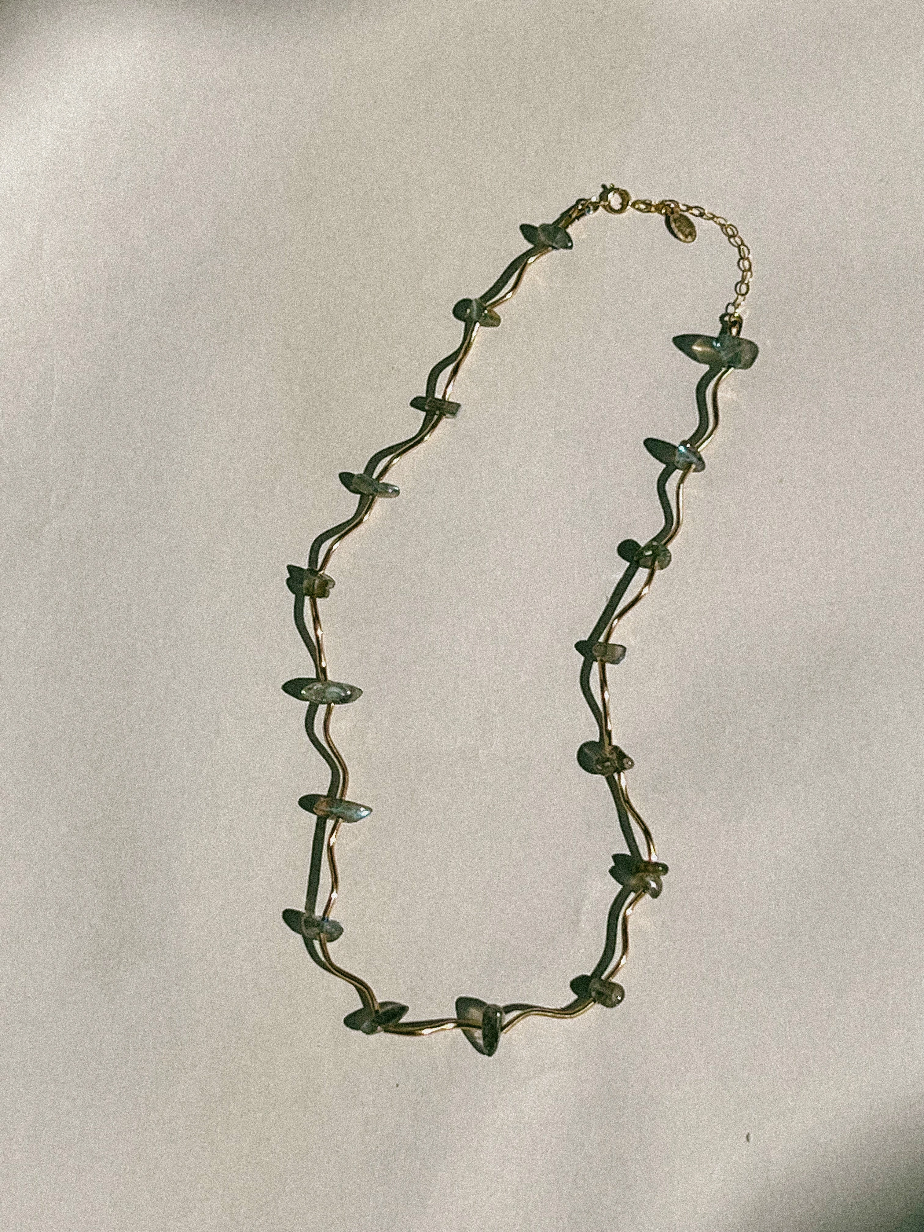 Current Necklace- Labradorite