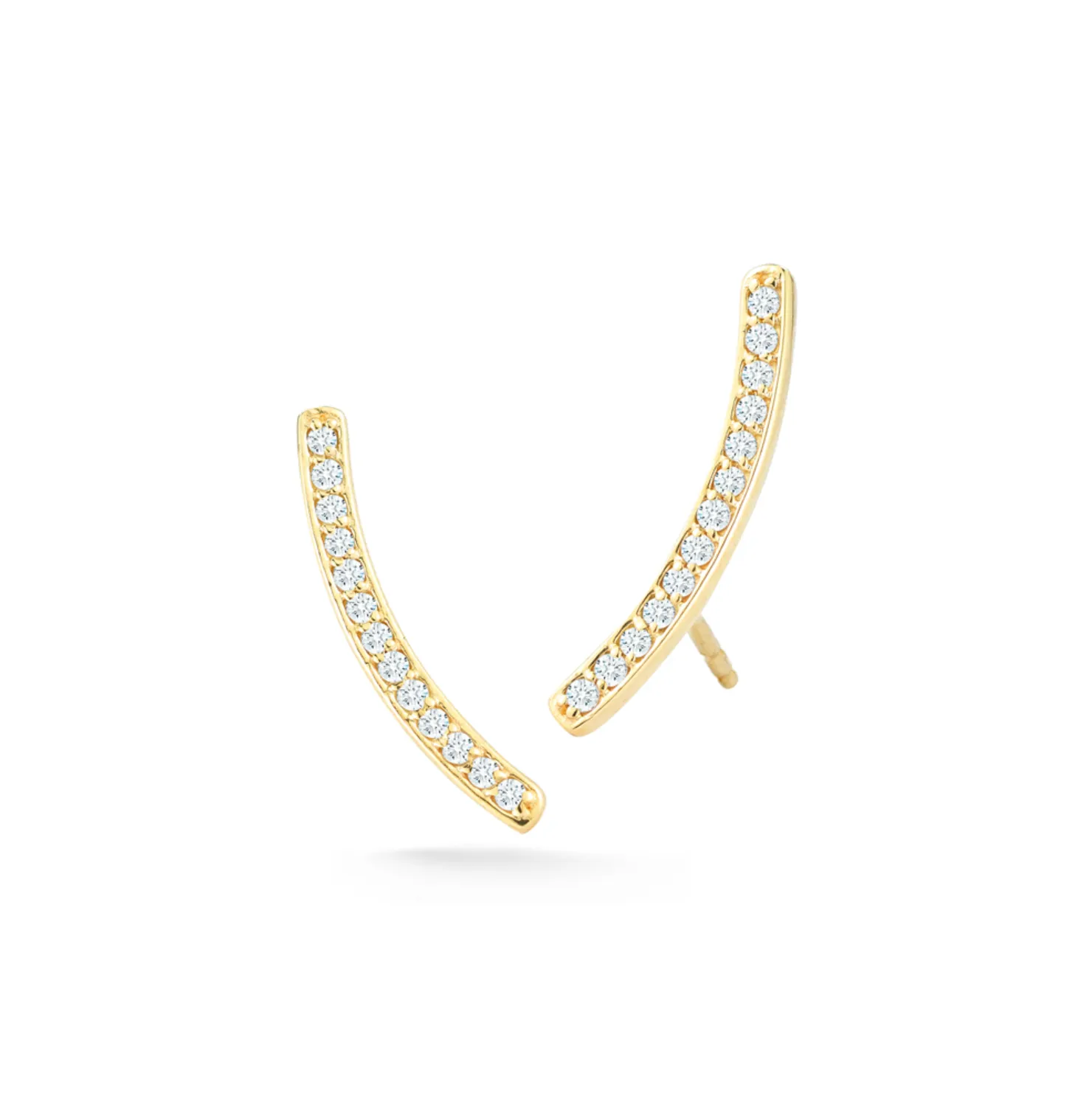 Curve Diamond Earrings