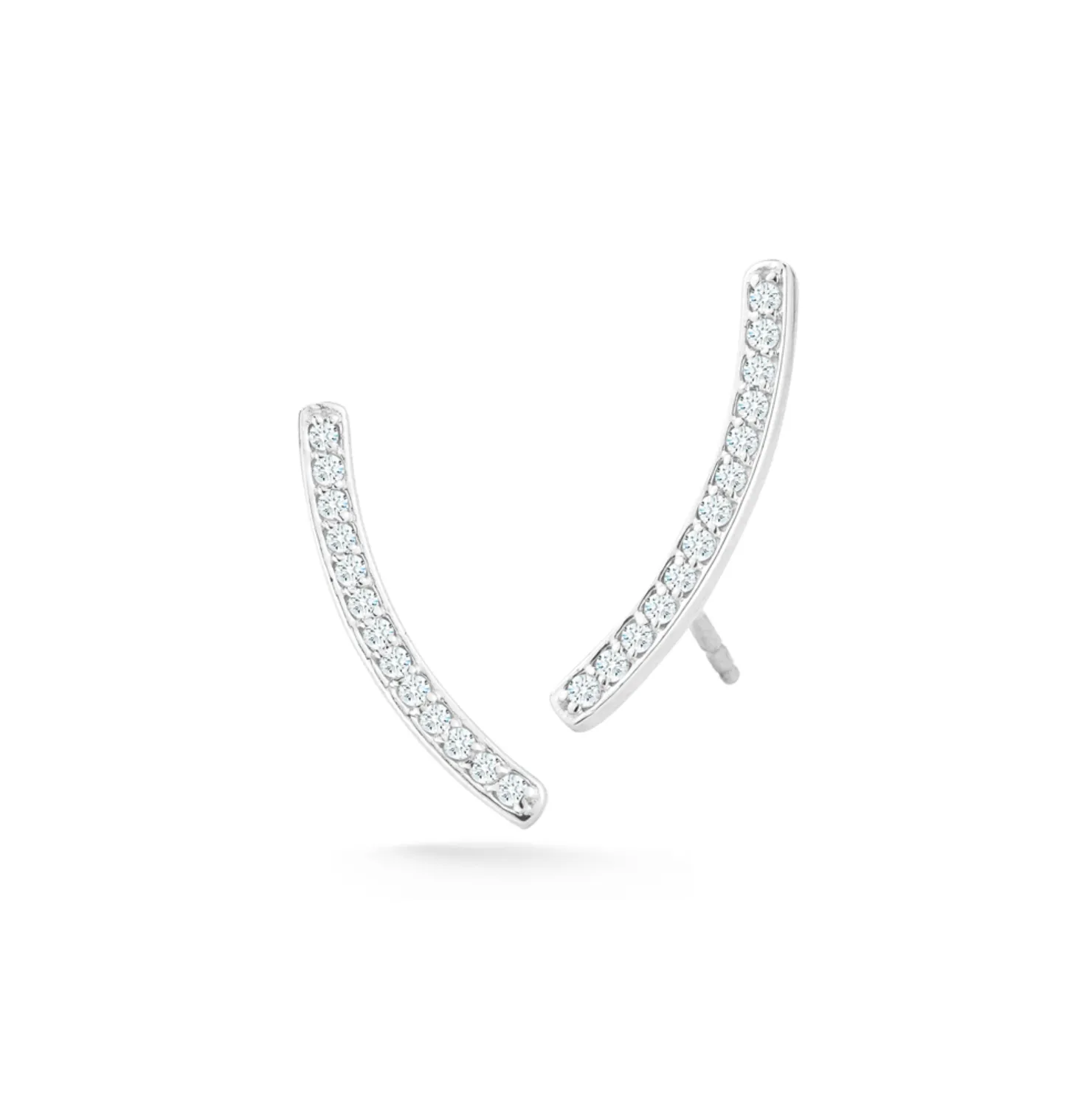 Curve Diamond Earrings