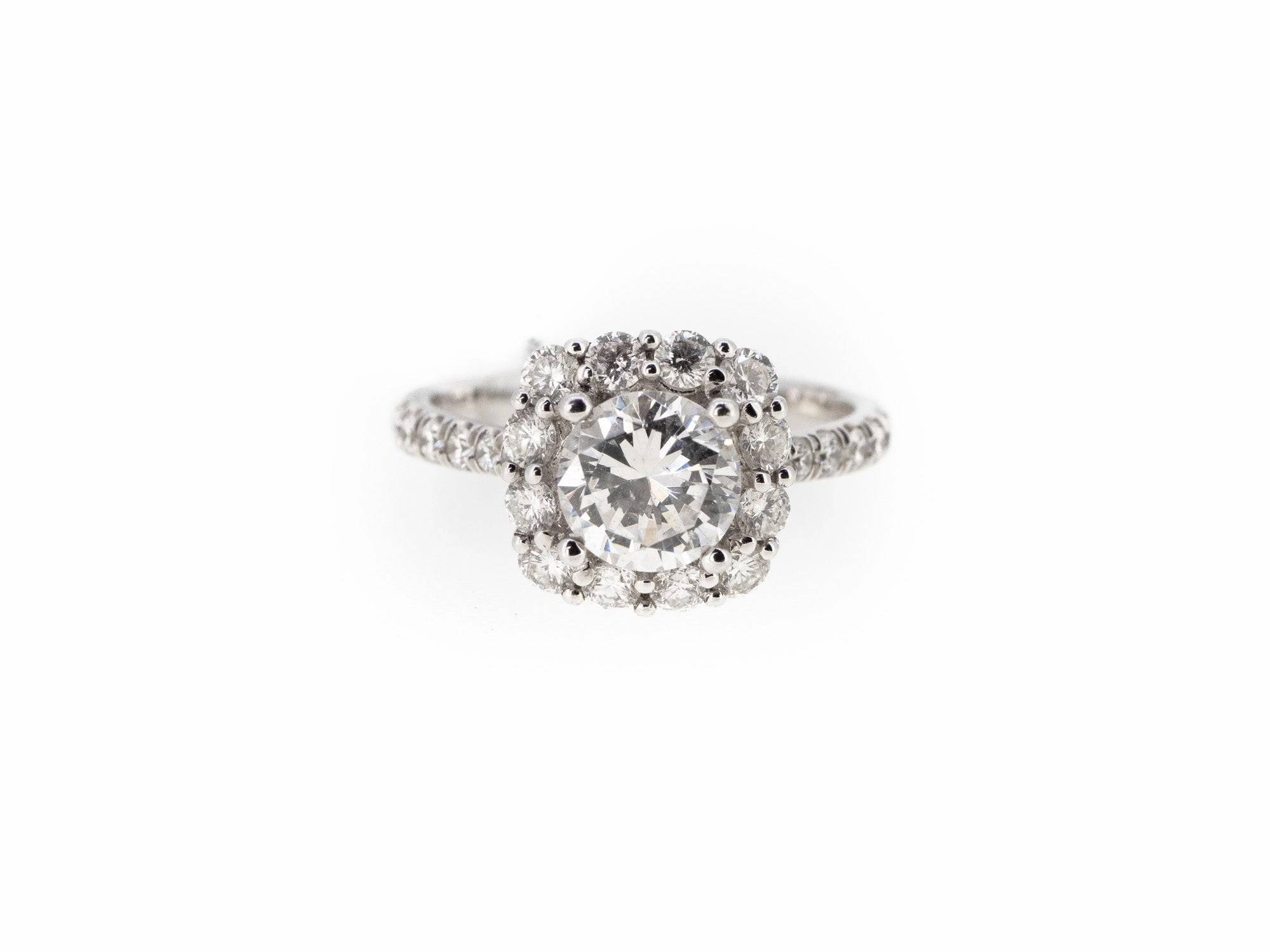 Cushion Cut Halo Engagement