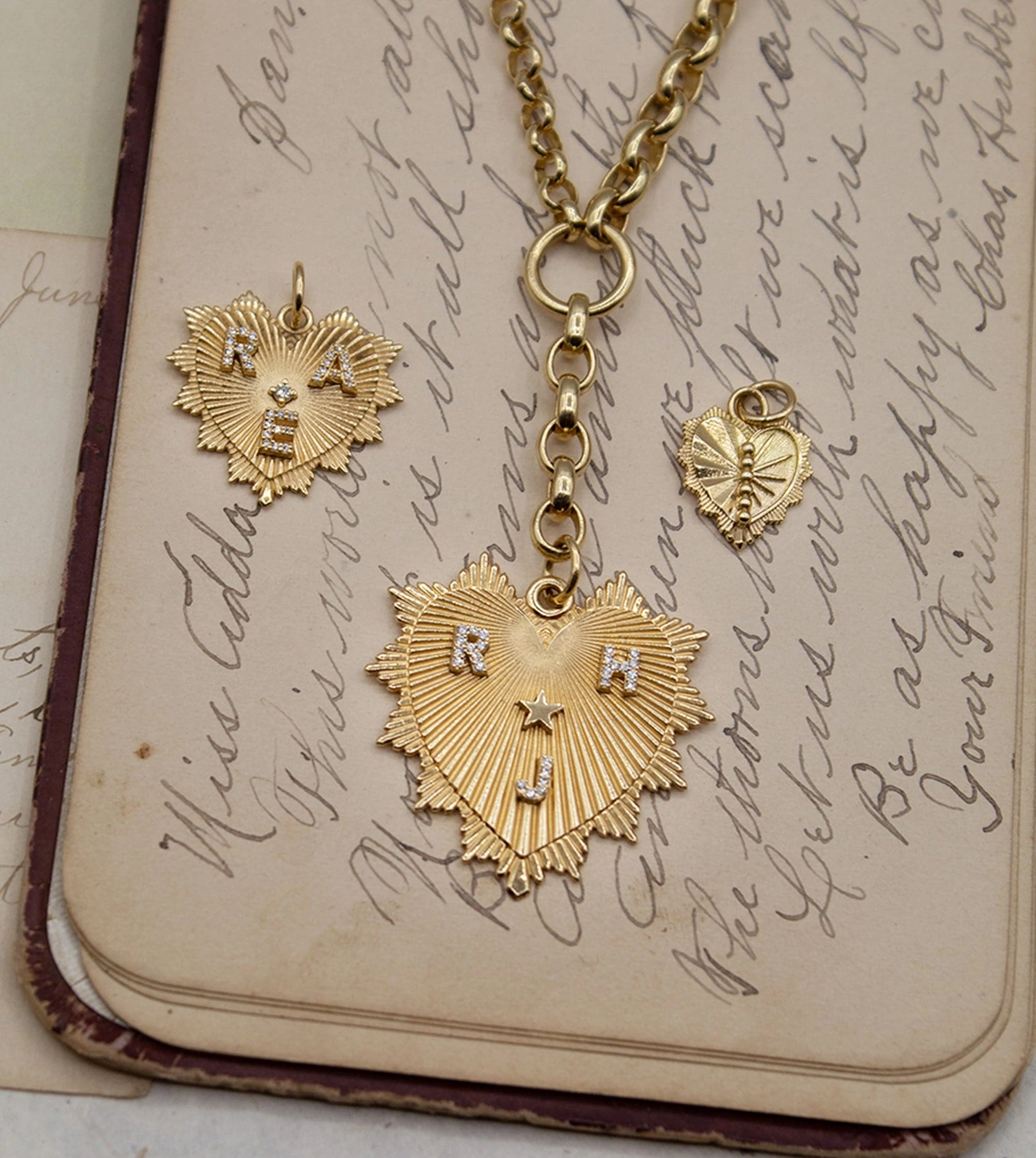 Custom Heart Love Token : Oversized Medallion
