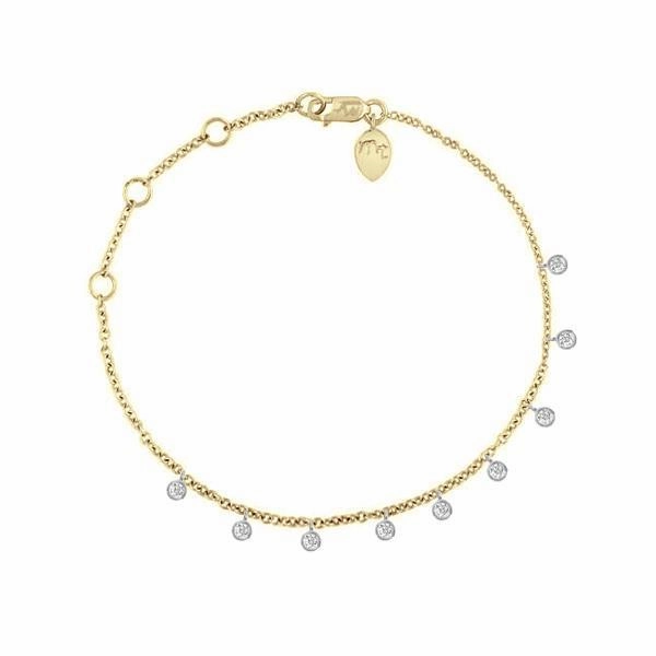 Dainty Floating Bezel Diamond Bracelet