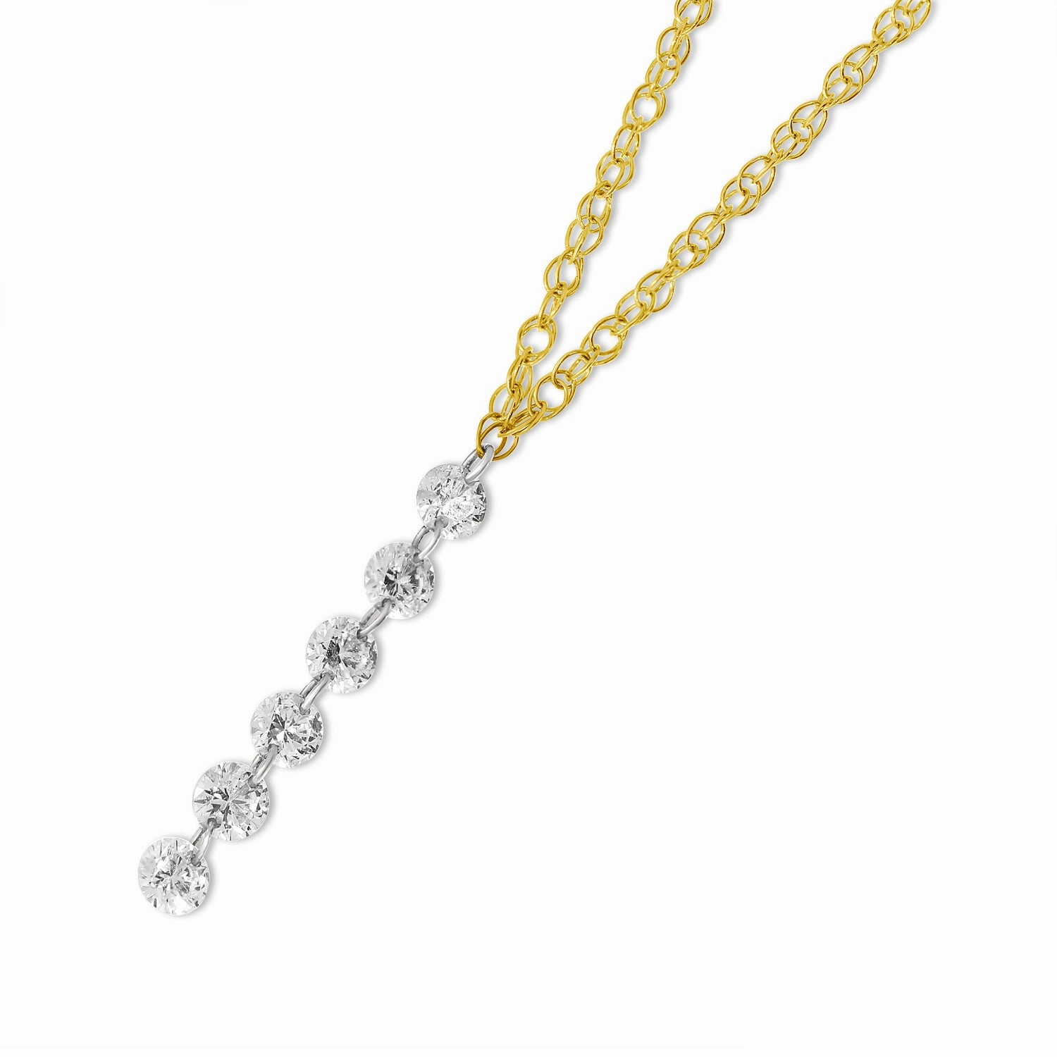 Dashing Diamond 6 Diamond Necklace