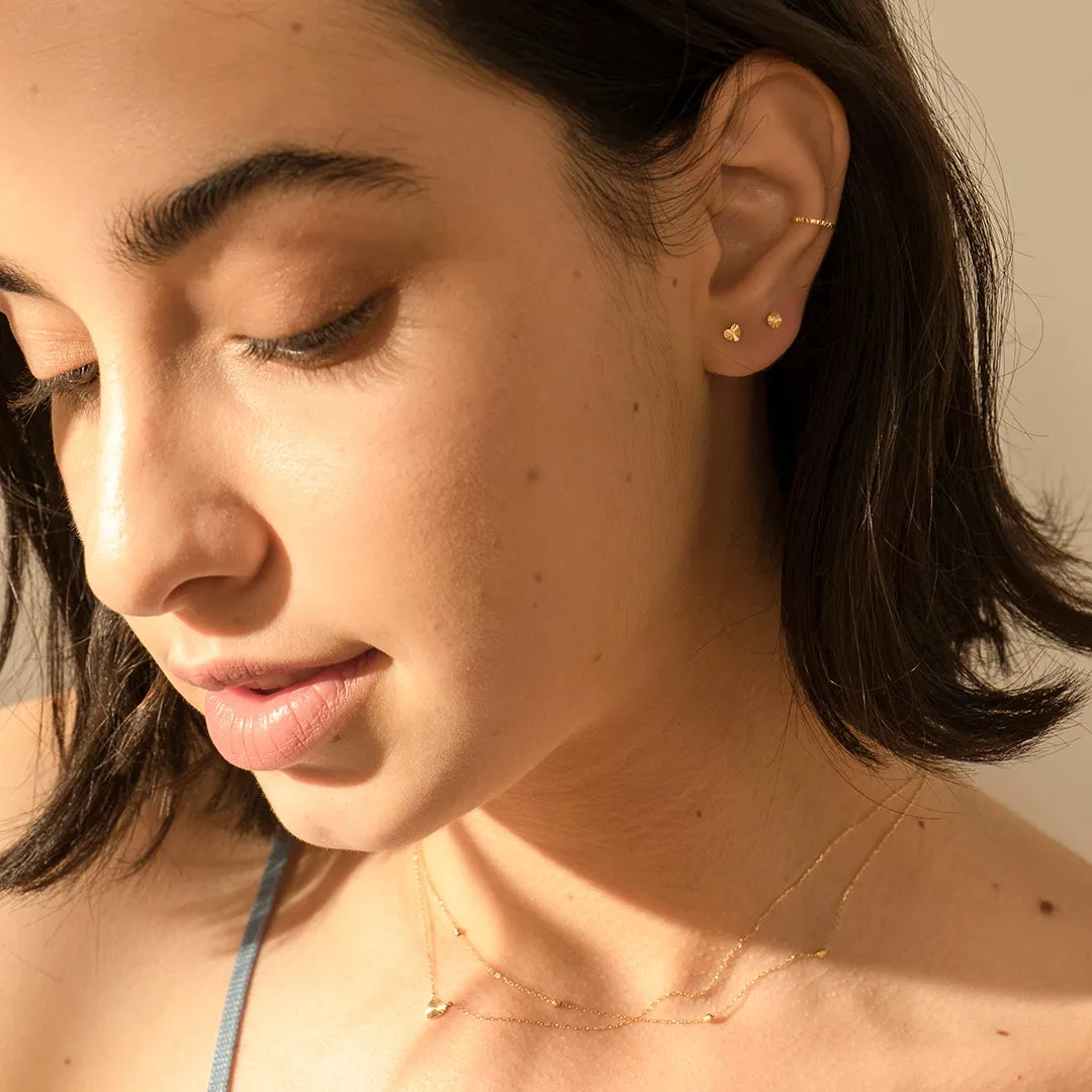 DAWN  |  Single Diamond Cut Ear Cuff