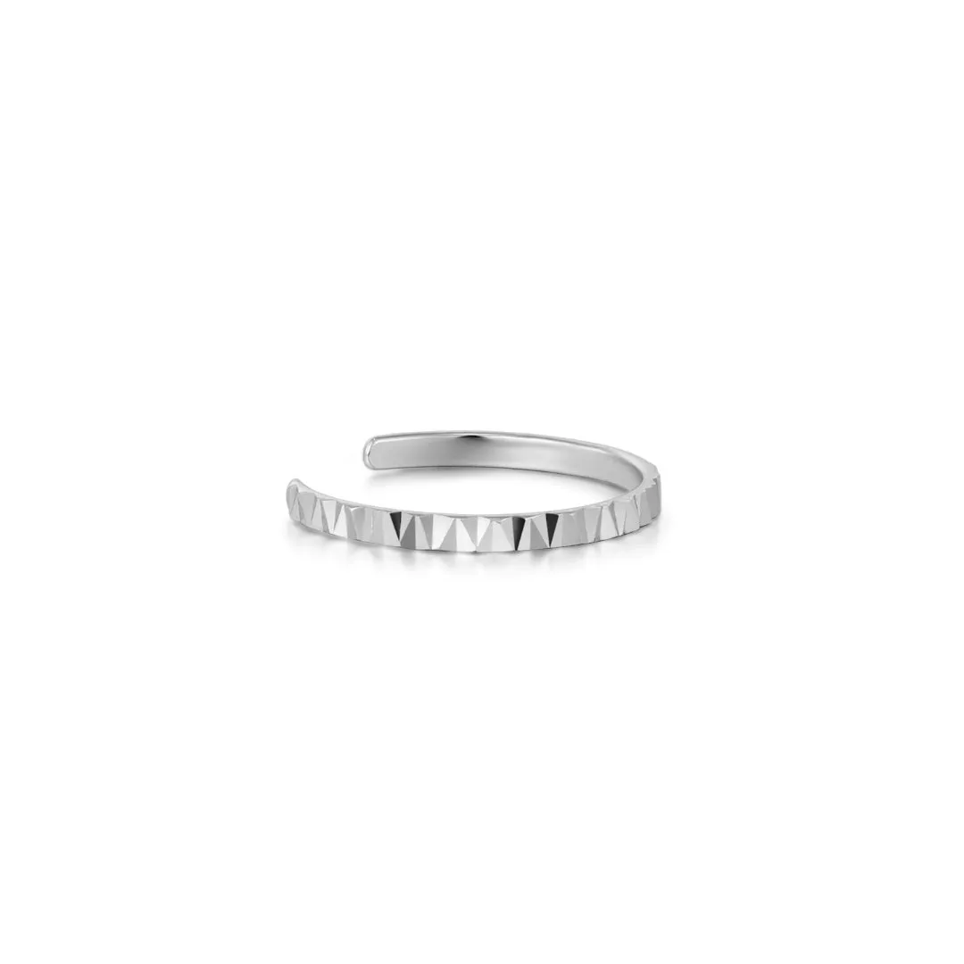DAWN  |  Single Diamond Cut Ear Cuff