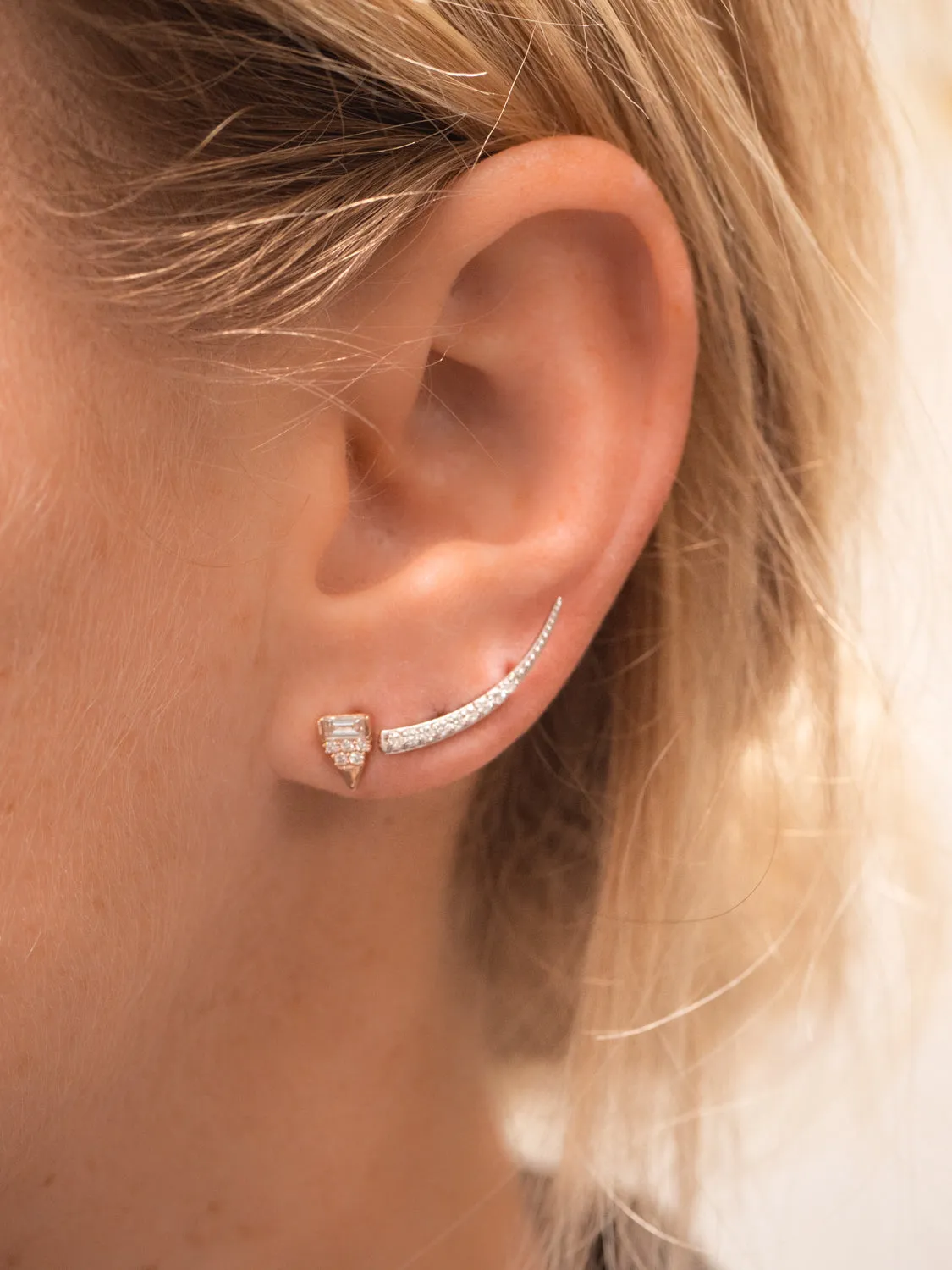 Diamond Climber Earring