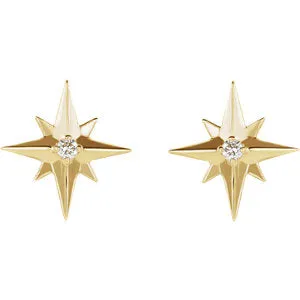 Diamond Star Earring