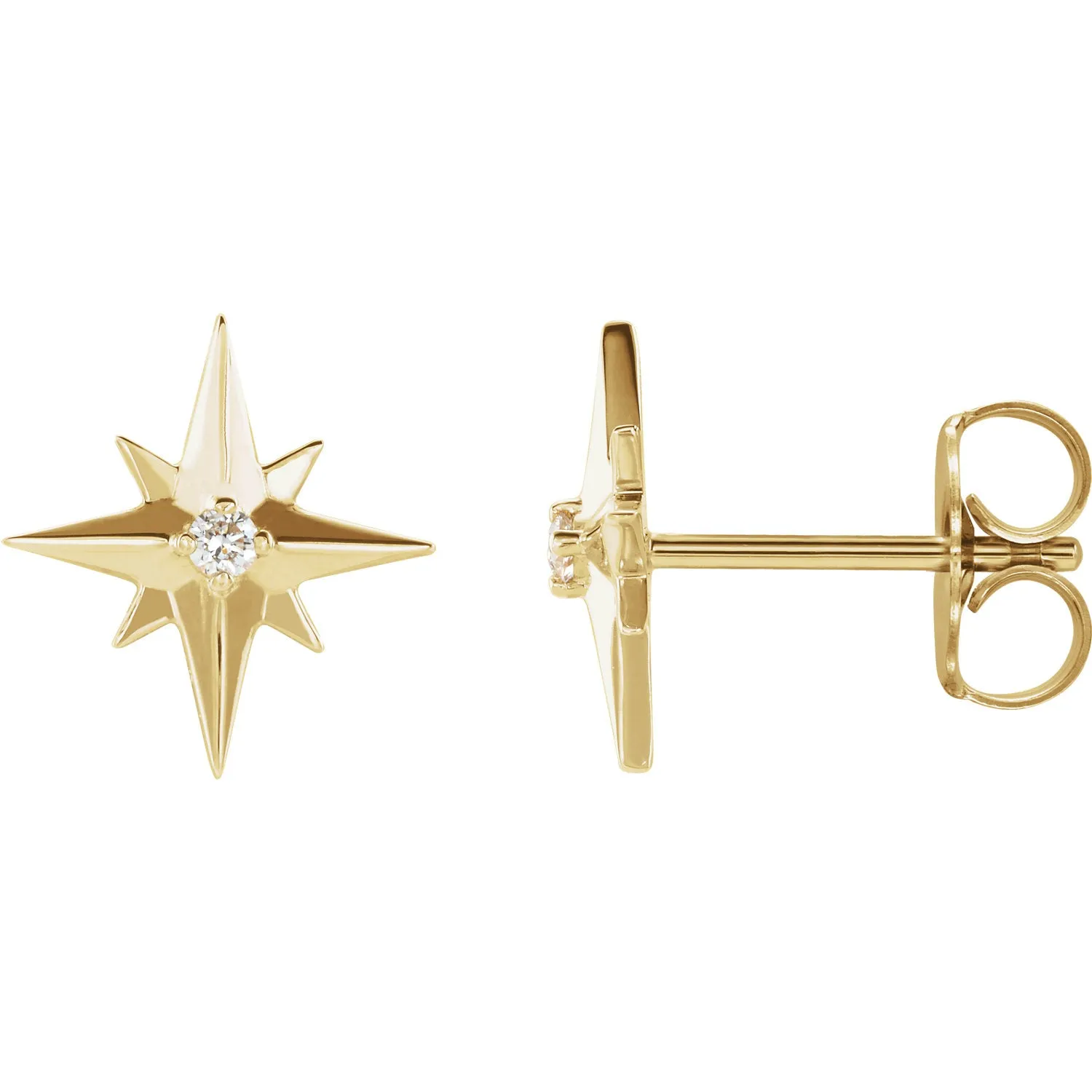 Diamond Star Earring