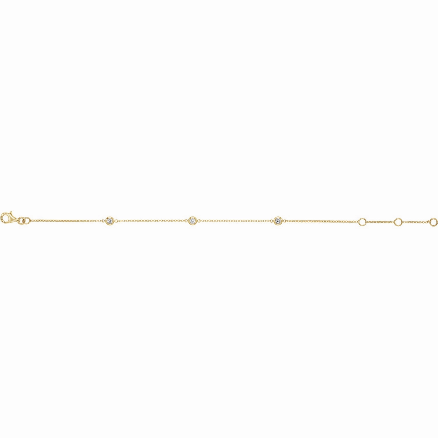 Diamond 3-Station Bracelet